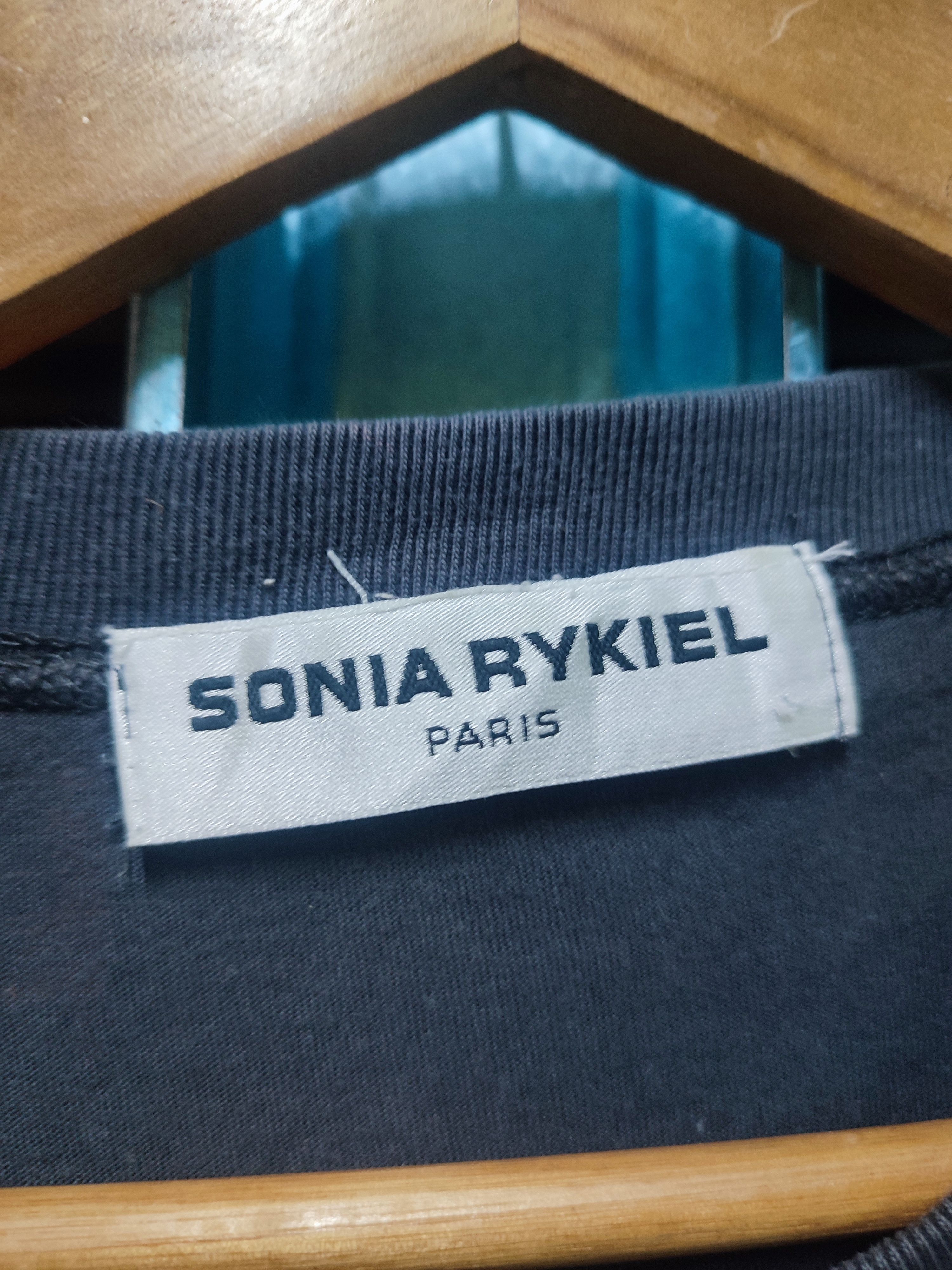 Designer × Sonia Rykiel 🔥STEAL🔥Sonia Rykel Paris Tshirt Size L / US 10 / IT 46 - 7 Thumbnail
