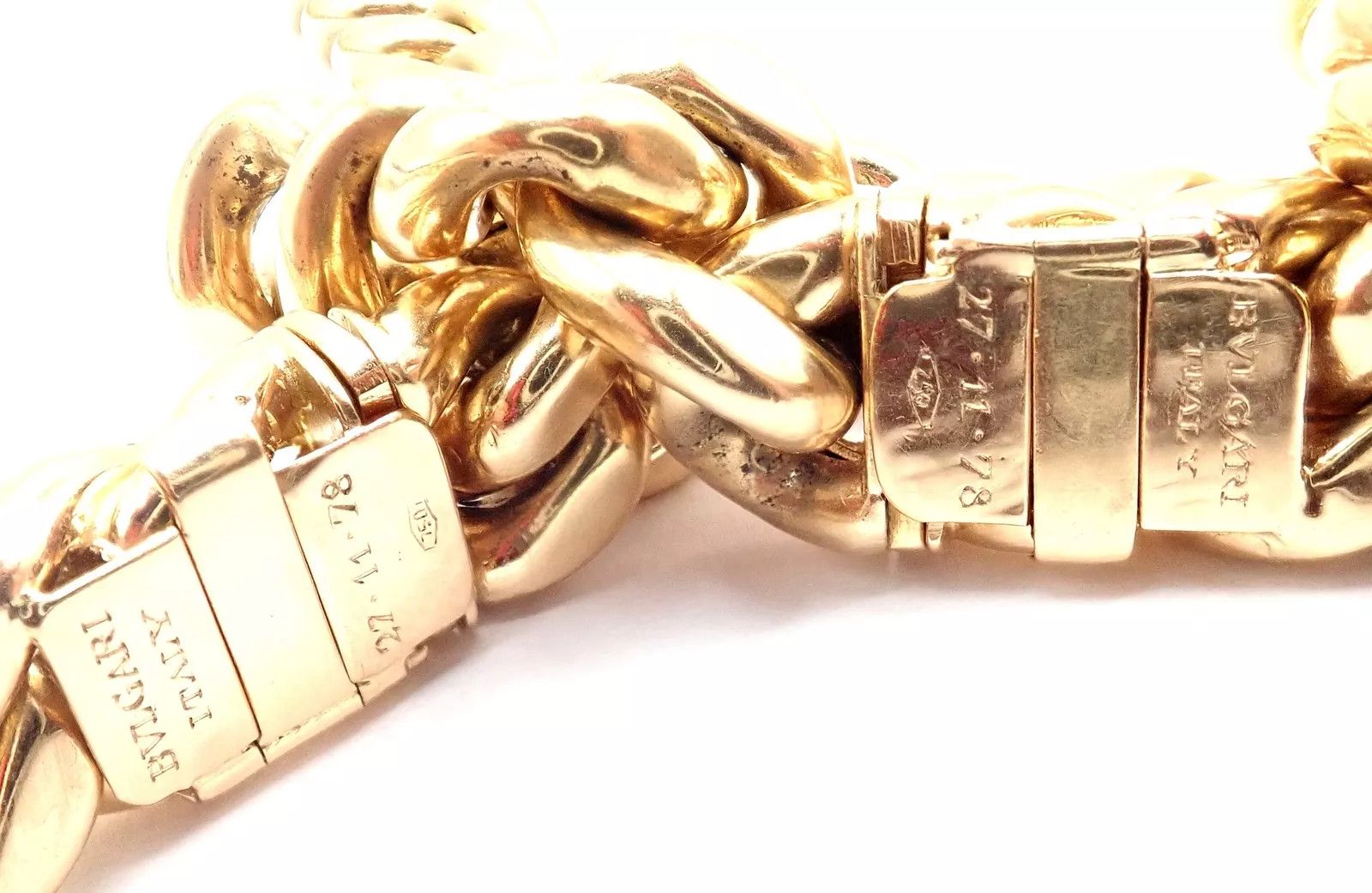Bvlgari Bvlgari Bulgari 18k Set Two Curb Link Long Necklace Size ONE SIZE - 7 Thumbnail