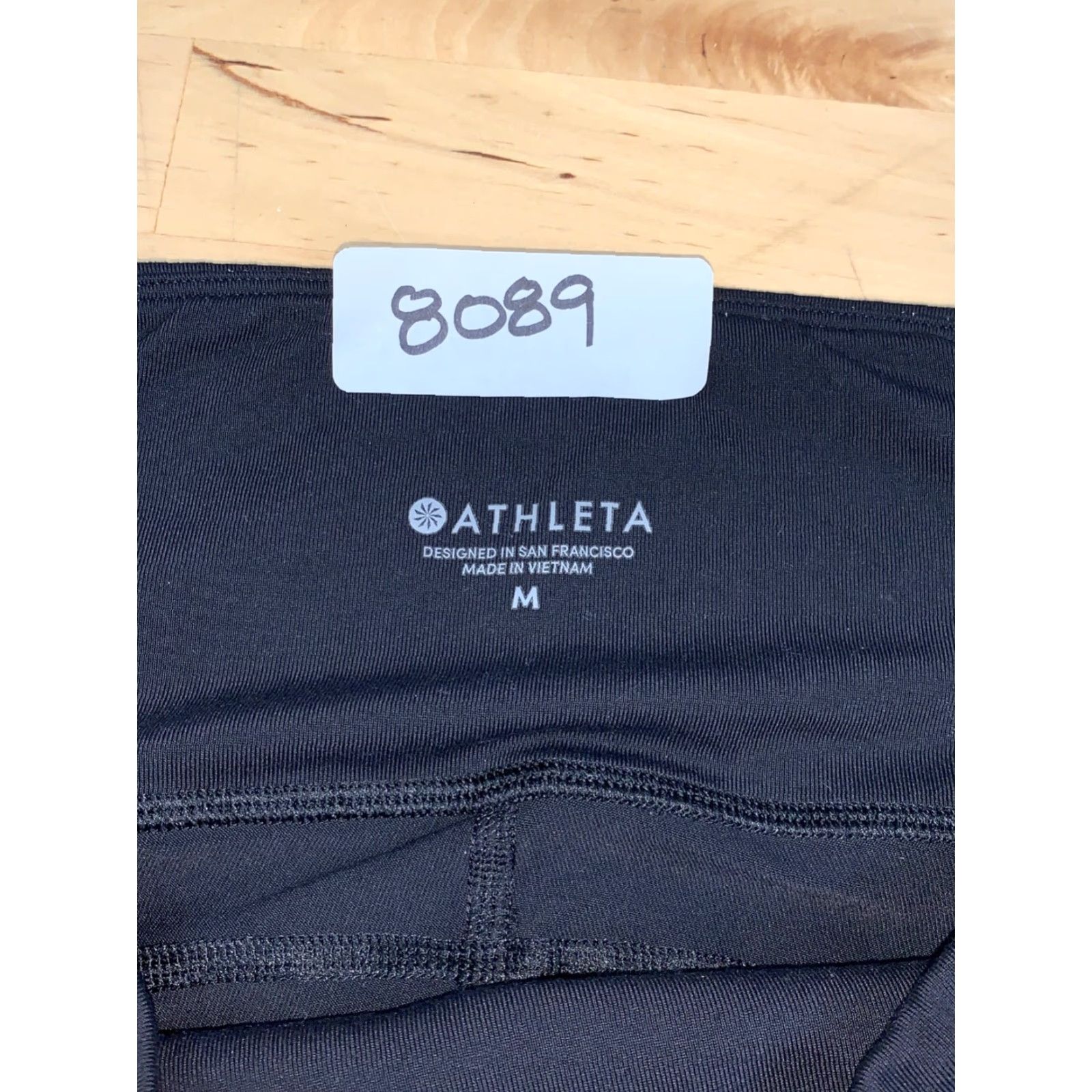 Athleta Athleta Womens M Black Casual Ankle Zip Inseam 28in Pants Skinny Athletic Regular Size 32" / US 10 / IT 46 - 3 Thumbnail