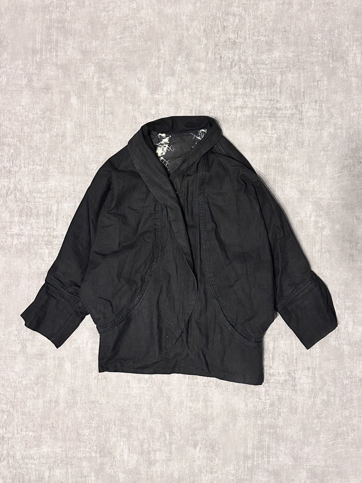 If Six Was Nine × Japanese Brand × Le Grande Bleu (L.G.B.) Archive Issey Miyake LGB Style Asymmetric Shirt Size US S / EU 44-46 / 1 - 1 Thumbnail