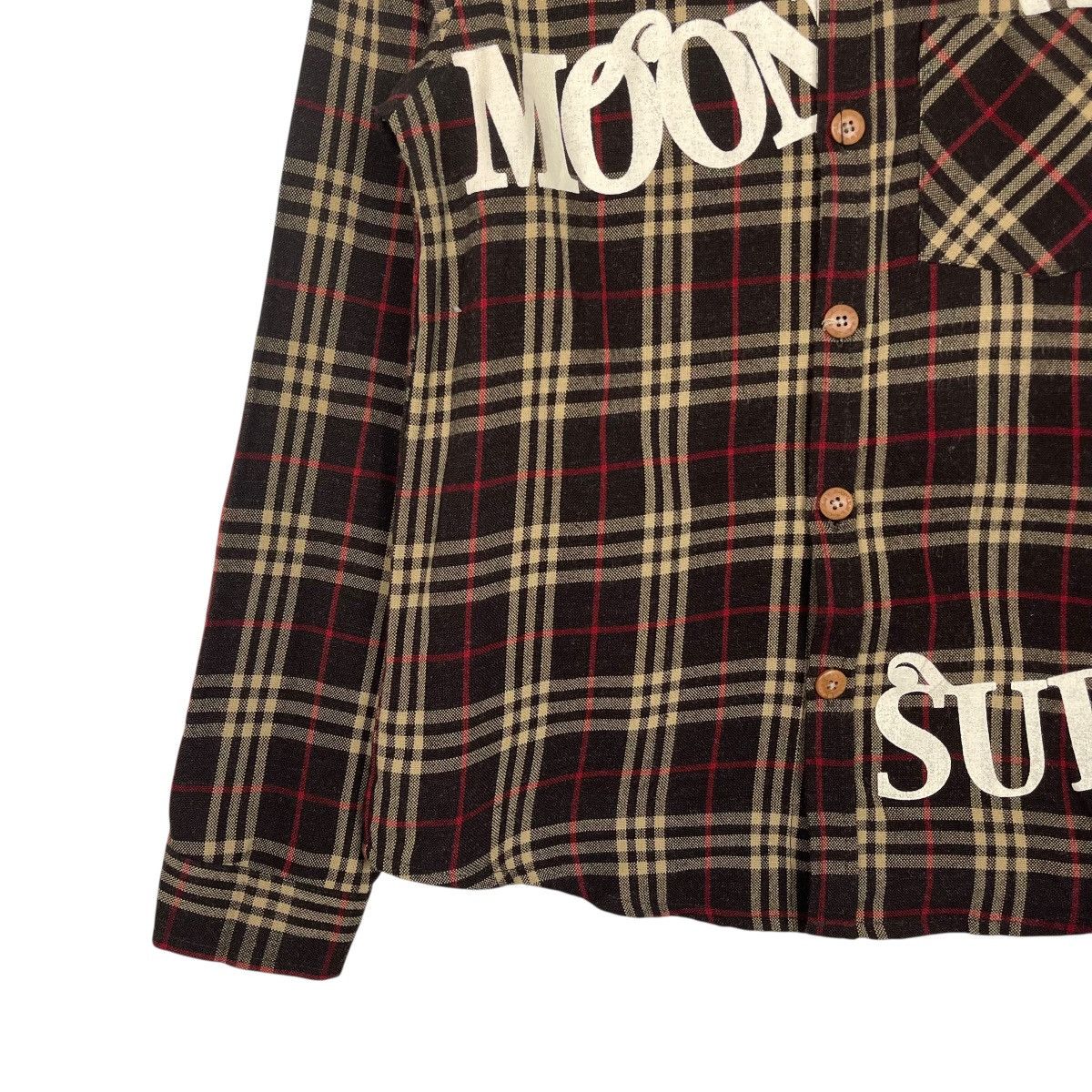Japanese Brand Vintage Y2K Blue Moon Blue Check Button Shirts Jacket Size US M / EU 48-50 / 2 - 3 Thumbnail