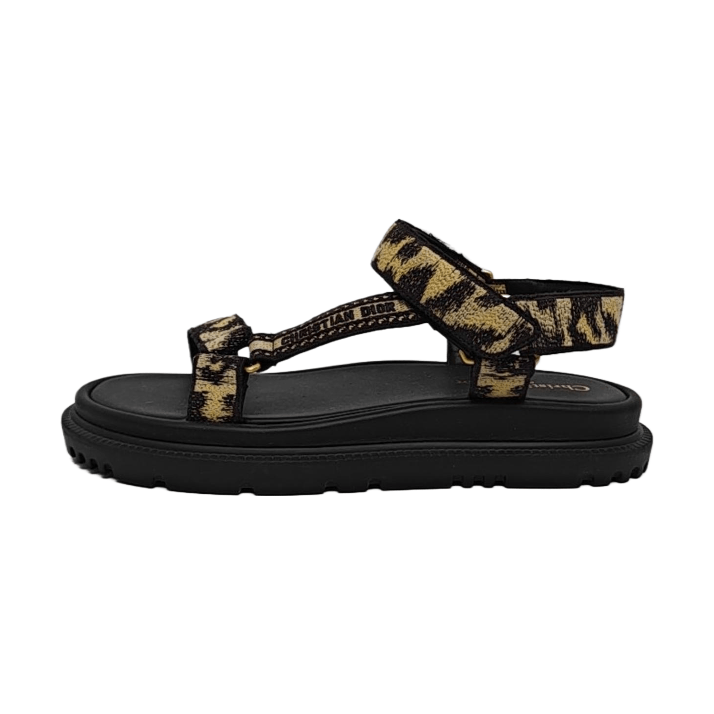 Dior Dior Oblique Fabric Strappy Sandals Size 40 Size US 7 / EU 40 - 1 Thumbnail