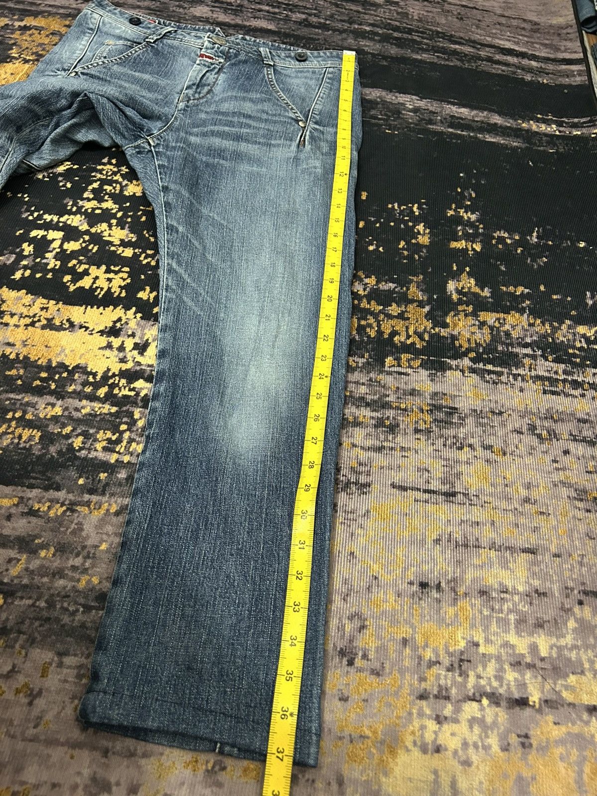 Marithe + Francois Girbaud Vintage Marithe Francois Girbaud washed Jeans Size US 32 / EU 48 - 22 Thumbnail