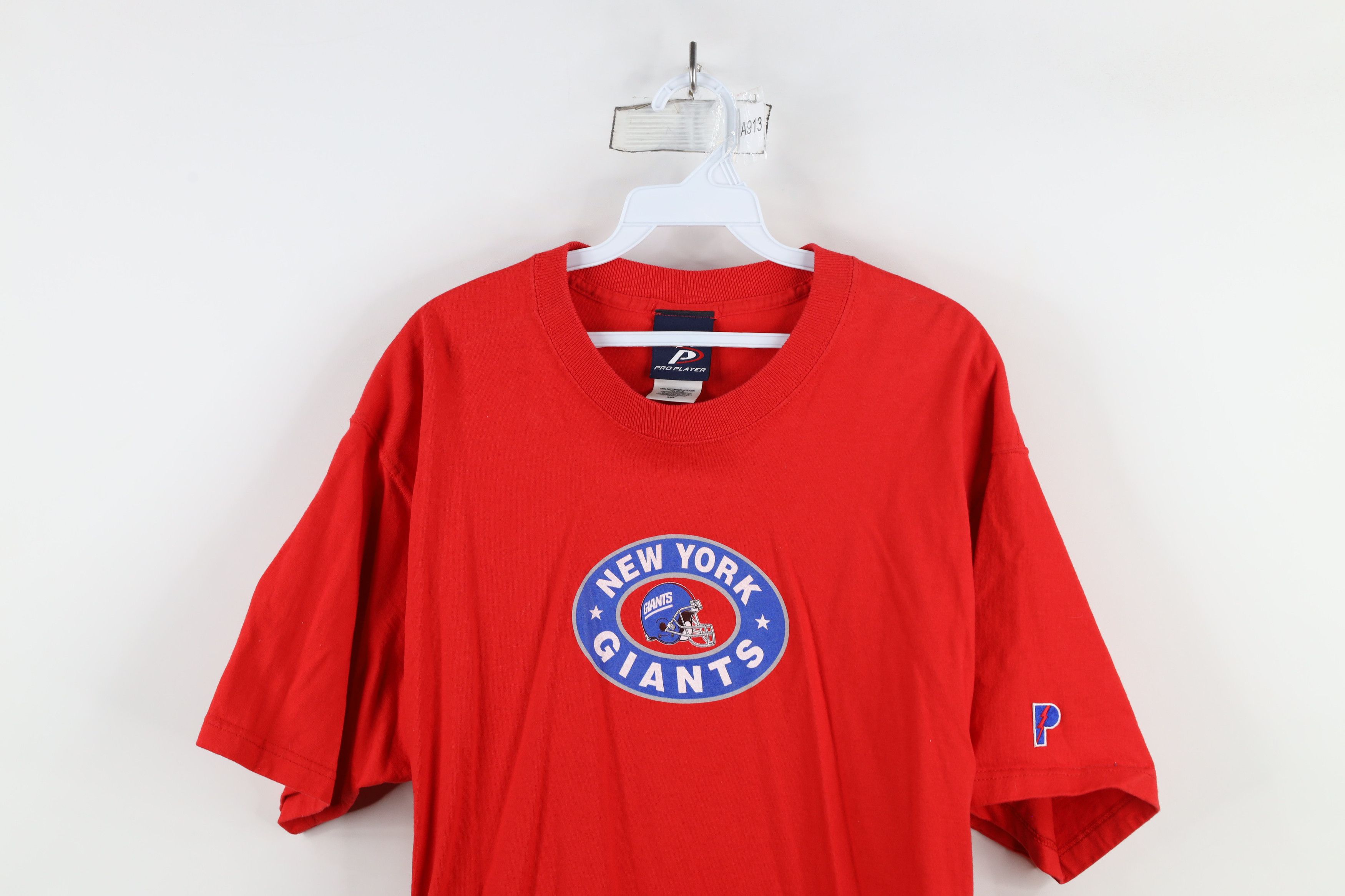 Vintage Vintage 90s New York Giants Football Short Sleeve T-Shirt Size US L / EU 52-54 / 3 - 2 Thumbnail