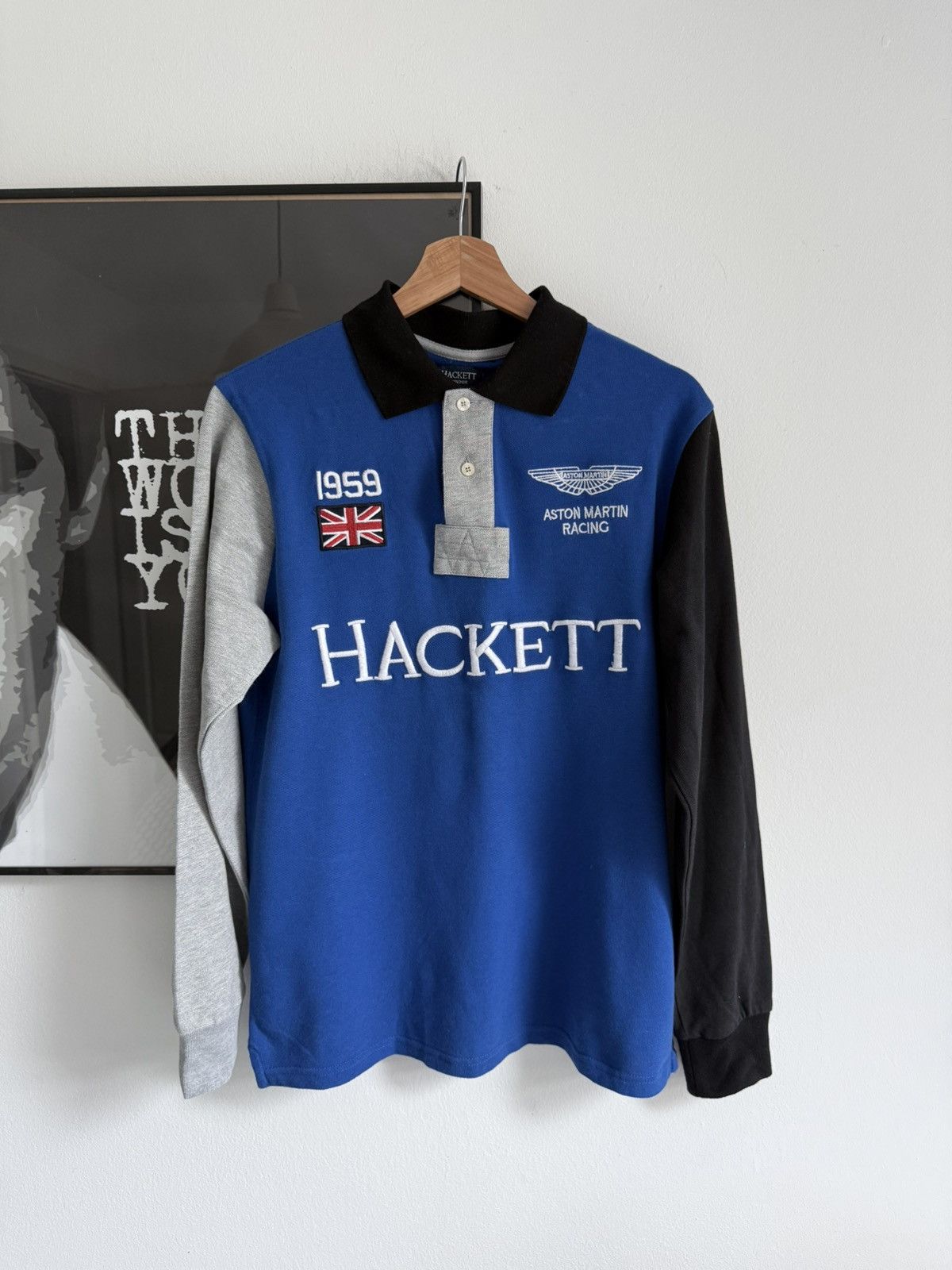 Hackett Hackett x Aston Martin vintage racing Long sleeve rugby F1 Size US M / EU 48-50 / 2 - 1 Thumbnail