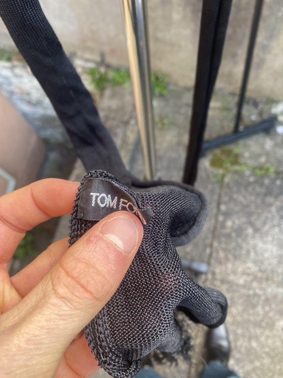 Tom Ford Tom Ford Black Silk Skinny Scarf Size ONE SIZE - 4 Thumbnail