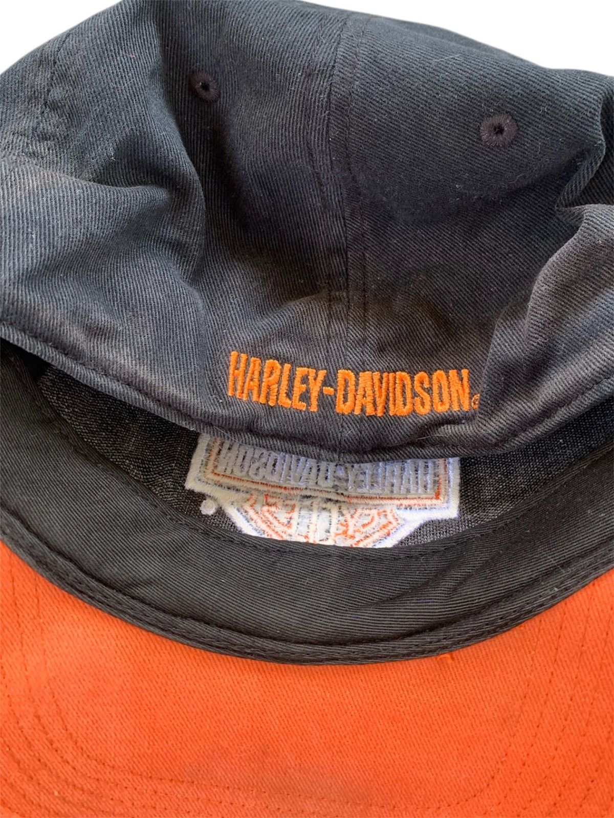 Harley Davidson 2000s Vintage Harley Davidson Flex Fit Cap Size ONE SIZE - 4 Thumbnail
