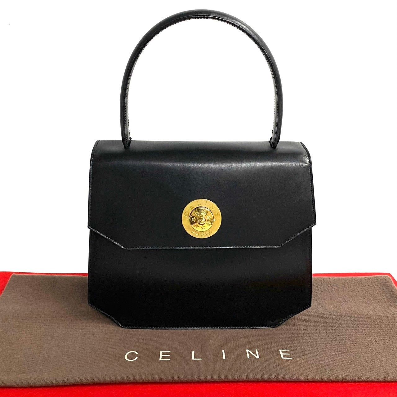 Celine Celine Celine Calf Leather Handbag Leather Tote Bag DUTY FREE for USA Size ONE SIZE - 1 Thumbnail