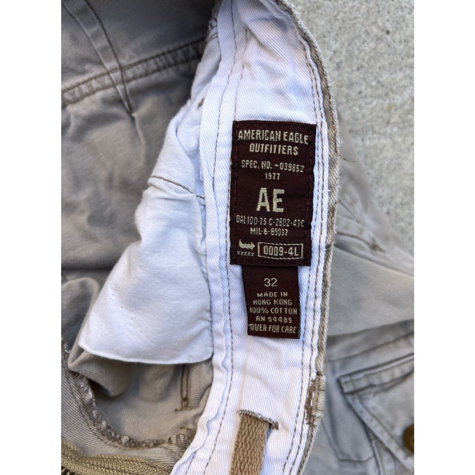 American Eagle Outfitters VINTAGE American Eagle Outfitters Cargo Shorts Beige 32 Men’s Casual 90s Y2K Boho Bohemian Outdoor Size US 32 / EU 48 - 4 Thumbnail