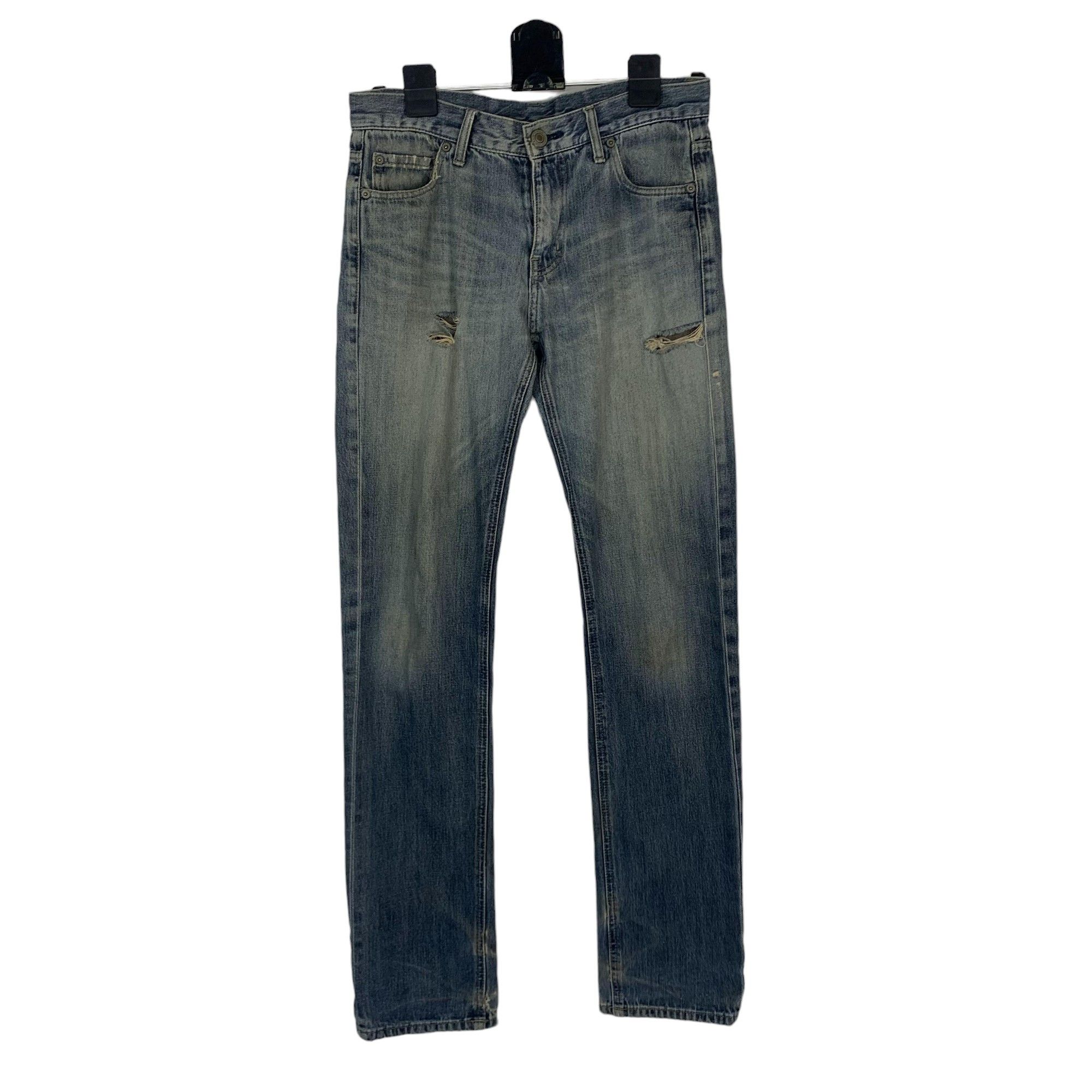 Japanese Brand Vintage 90s Topvalu Japan Slim fit Jeans Streetwear Size US 30 / EU 46 - 1 Thumbnail