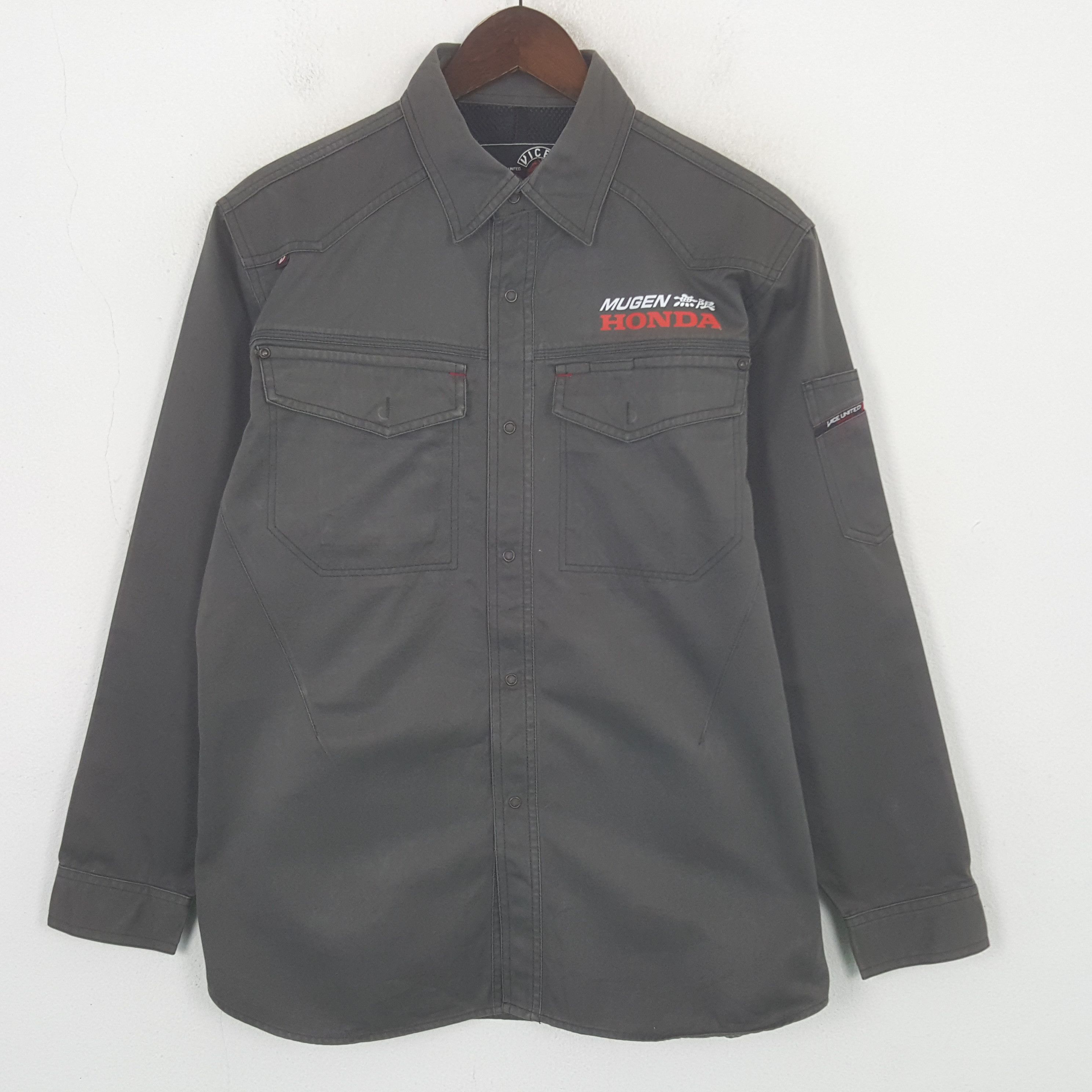 Japanese Brand Vintage Mugen Honda Custom Sport Clip Button Jacket Size US M / EU 48-50 / 2 - 3 Thumbnail