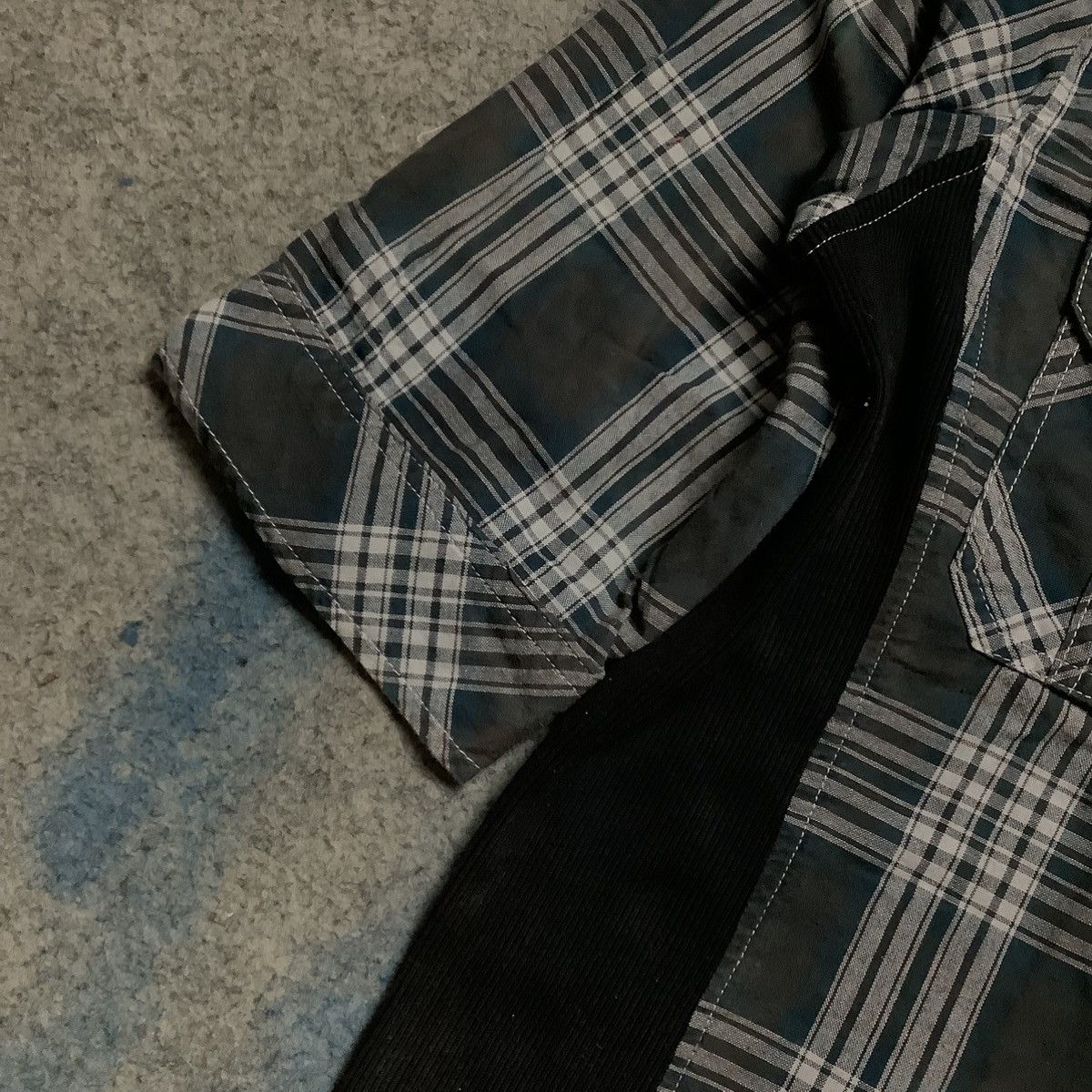 If Six Was Nine × KMRii × Le Grande Bleu (L.G.B.) Vintage Grangesta Standard Japan Mesh Punk Anarchy Poem Y2K Size US L / EU 52-54 / 3 - 6 Thumbnail