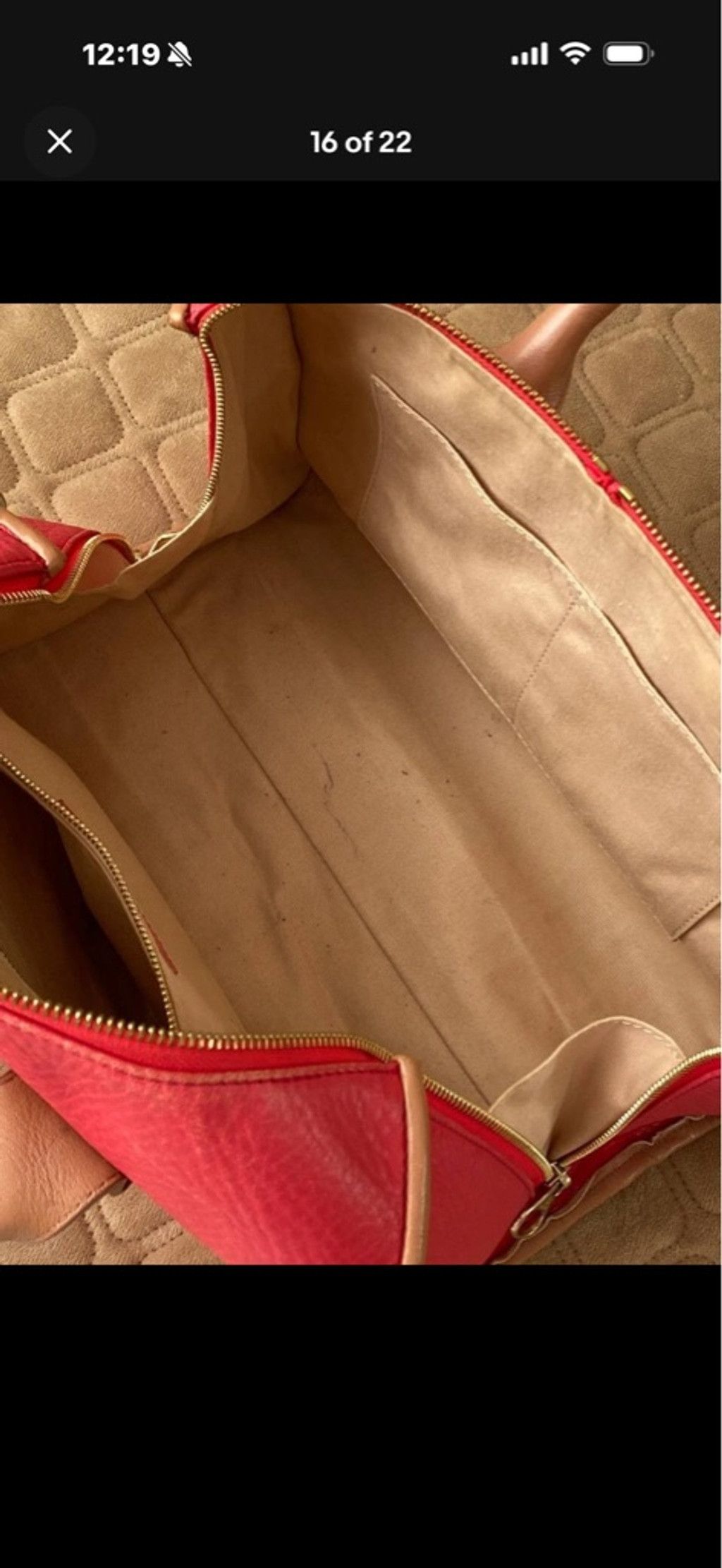 See by Chloe Women's See by Chloé pink & Tan Leather Satchel Boston Bag Size ONE SIZE - 6 Thumbnail
