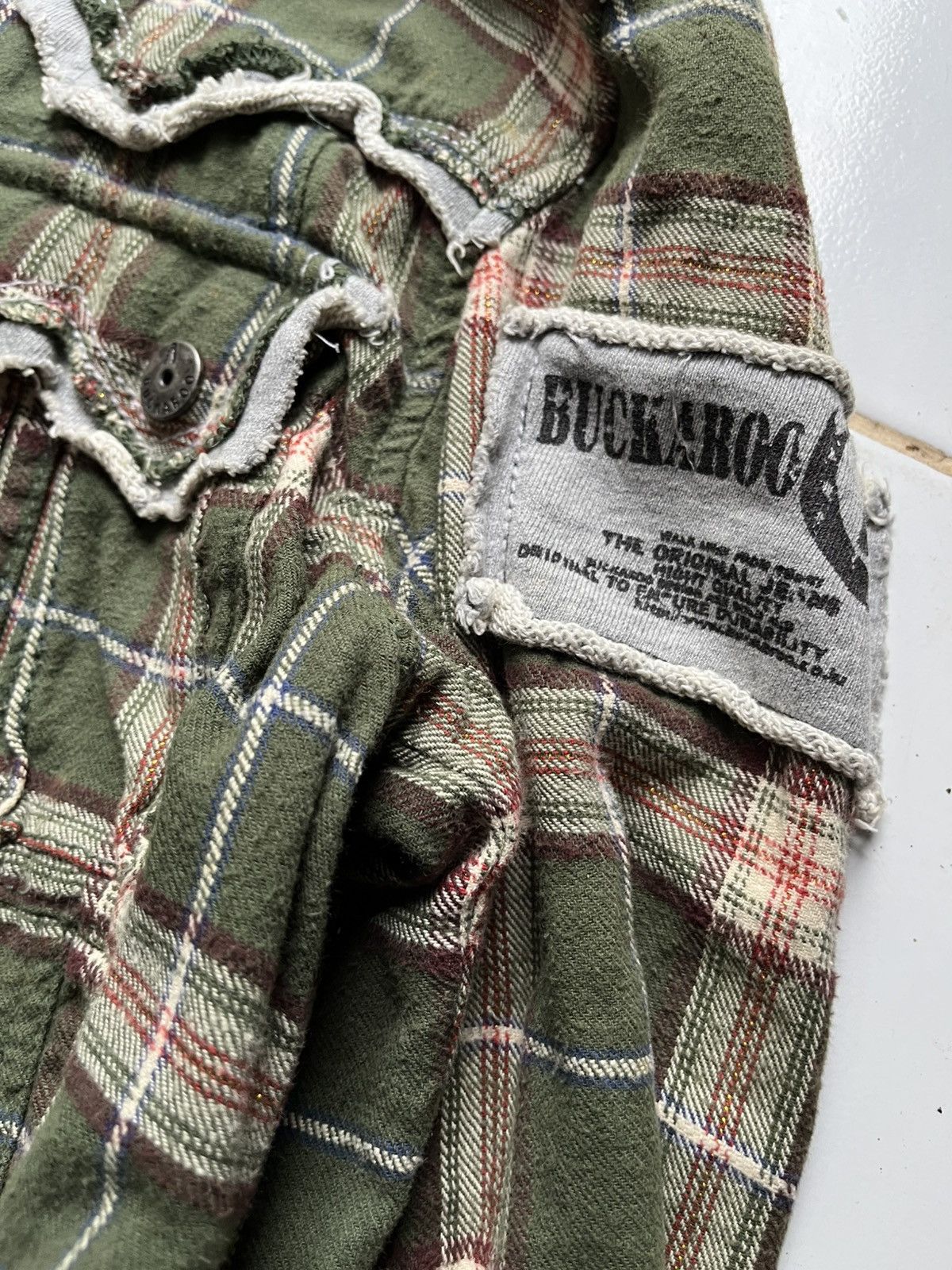 PPFM Buckaroo plaid flannel seditionaries hoodie Size US L / EU 52-54 / 3 - 5 Thumbnail