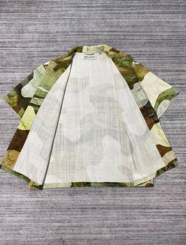 Our Legacy our legacy Oil painting camouflage short-sleeved shirt 2505 Size US S / EU 44-46 / 1 - 3 Thumbnail