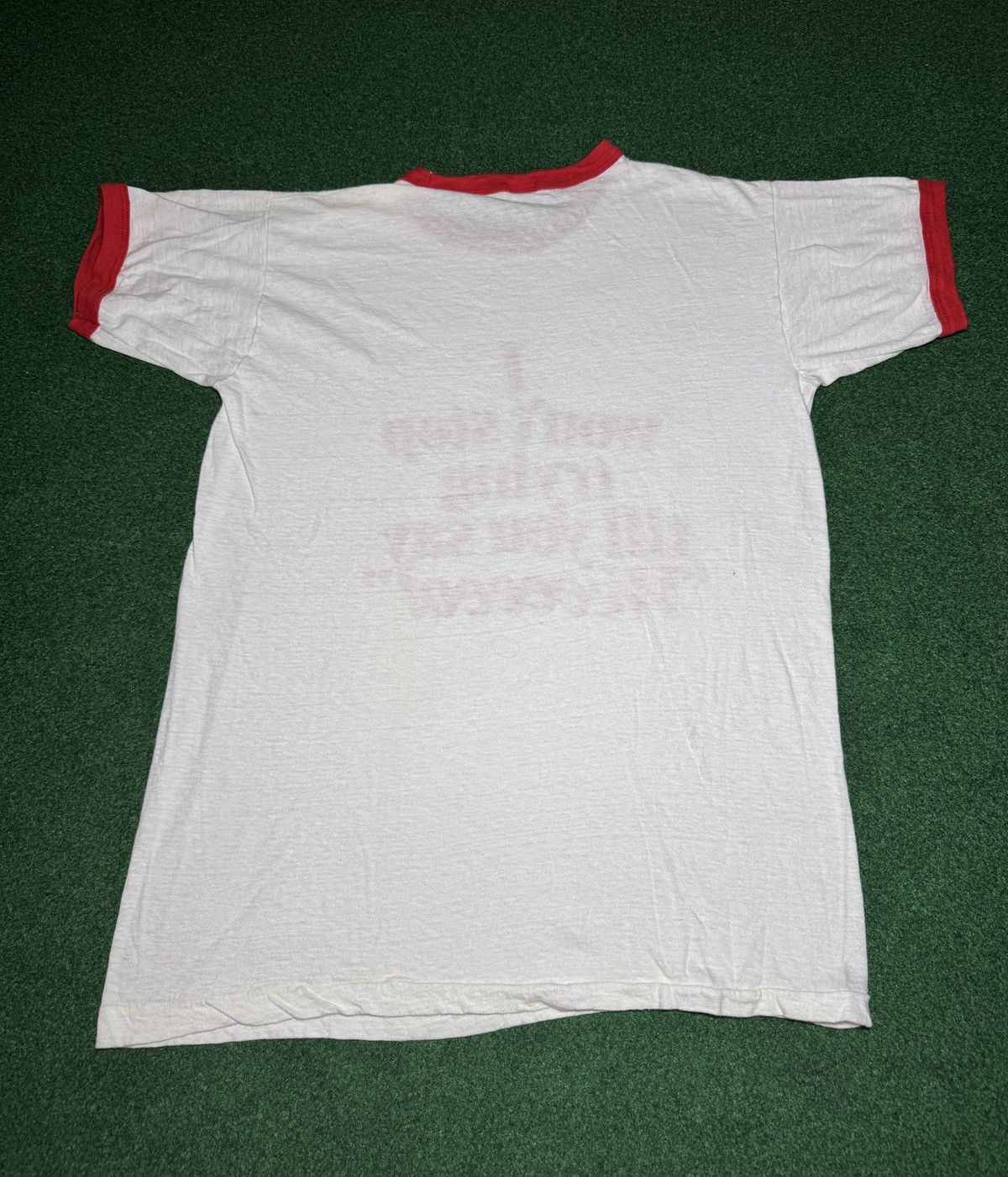 Vintage Vintage 80s Won’t Stop Trying Till You Say Weeeo! T Shirt Size US XL / EU 56 / 4 - 4 Thumbnail