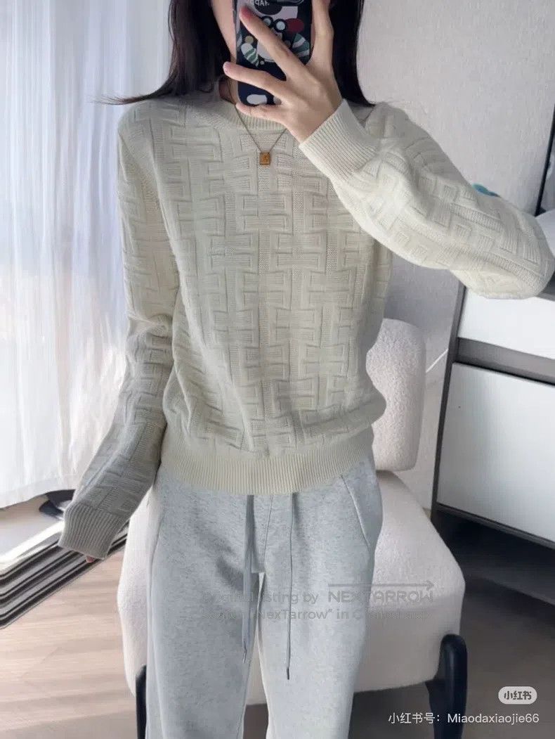 Hermes Hermes Beige Sweater Size XS / US 0-2 / IT 36-38 - 9 Thumbnail