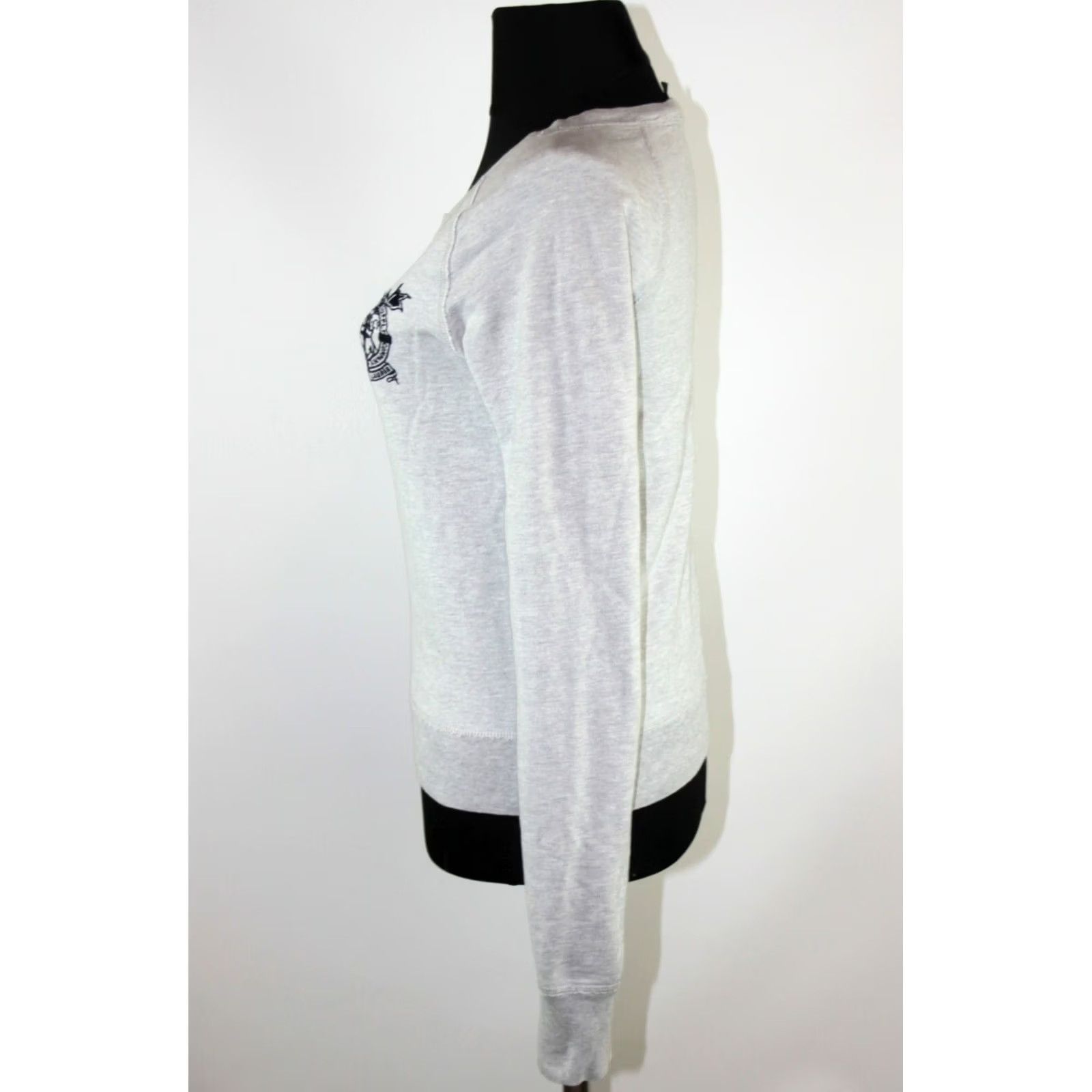 Ralph Lauren Ralph Lauren womens grey sweatshirt jumper Size S 100% cotton Size S / US 4 / IT 40 - 4 Thumbnail