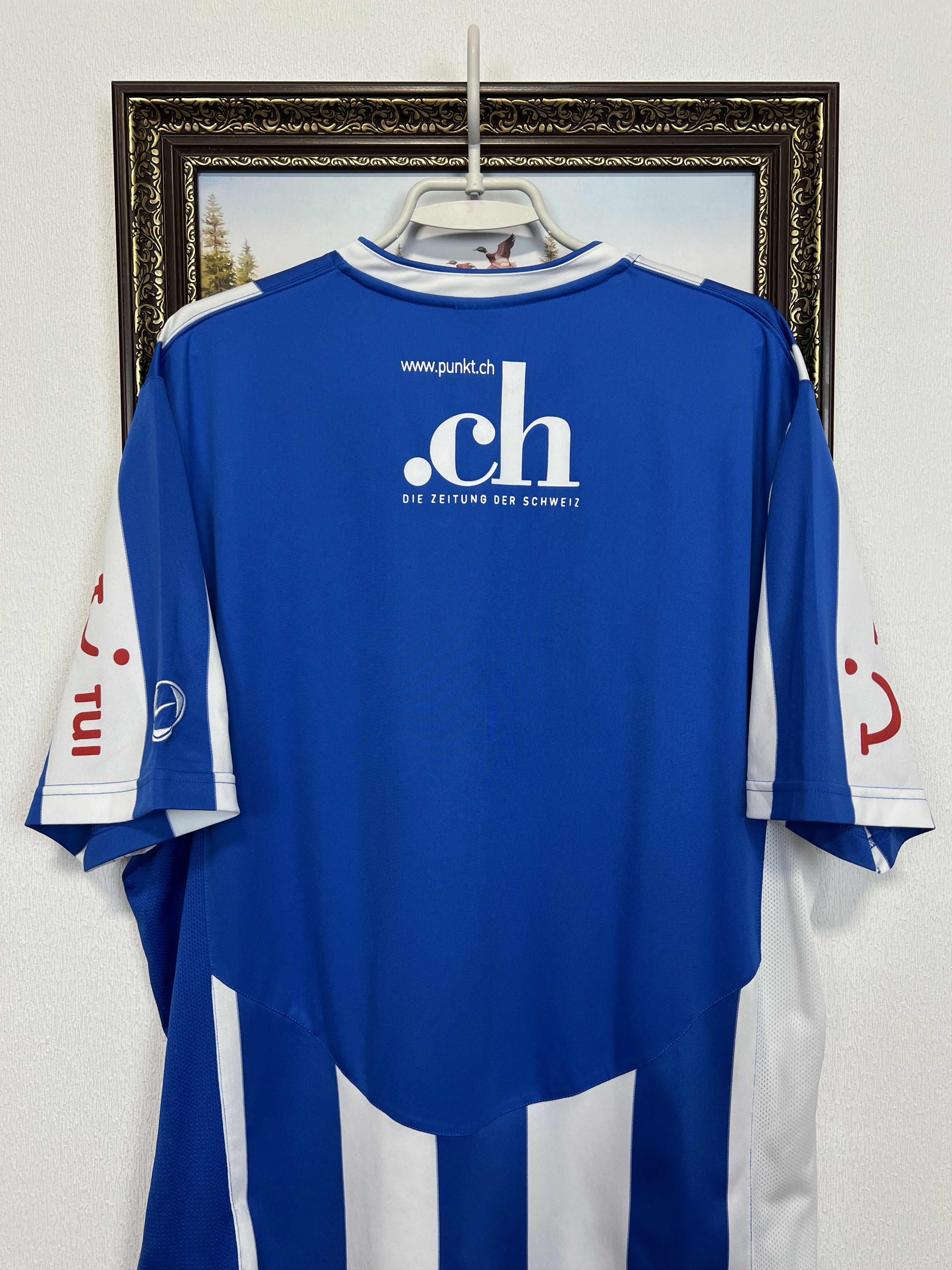 Nike Zurich Away football shirt 2007 Soccer Jersey Trikot Rare Size US XL / EU 56 / 4 - 9 Thumbnail