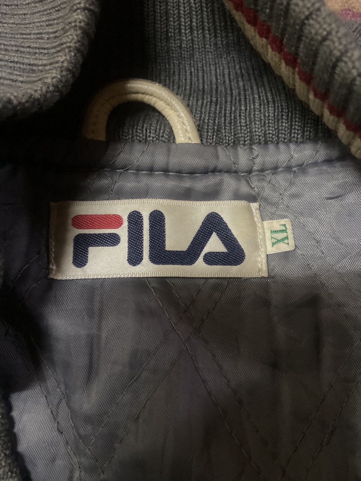 Fila Vintage FILA Varsity Jacket - Wool and Leather Size US XL / EU 56 / 4 - 12 Thumbnail
