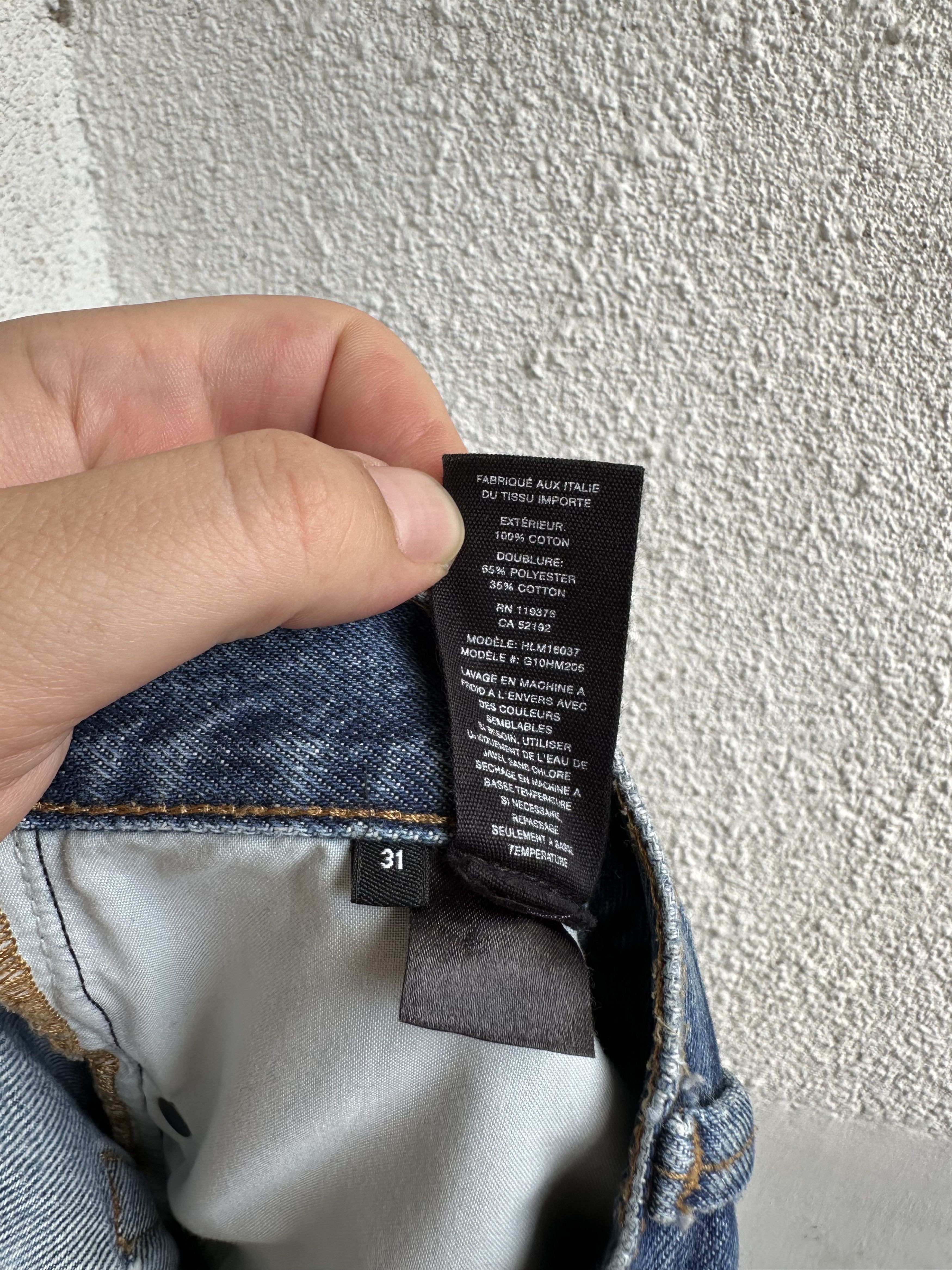 Helmut Lang slim fit blue jeans Size US 31 - 7 Thumbnail
