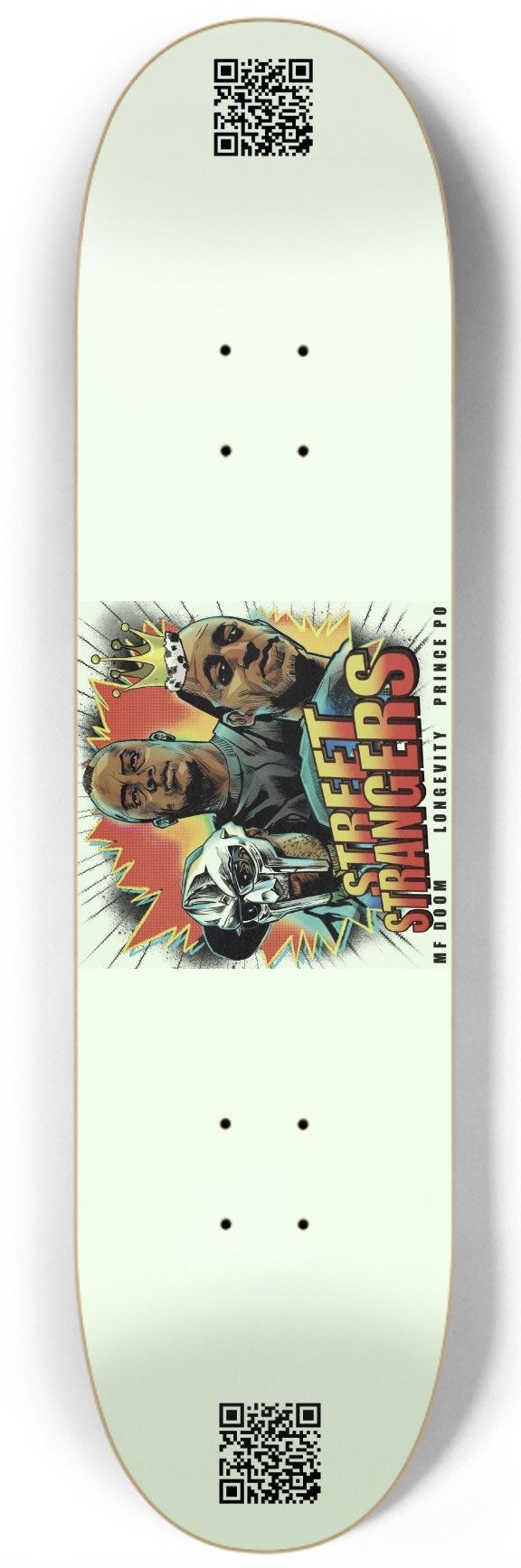 Other LONGEVITY MF DOOM PRINCE PO Glow In The Dark Skateboard Deck Size ONE SIZE - 2 Thumbnail