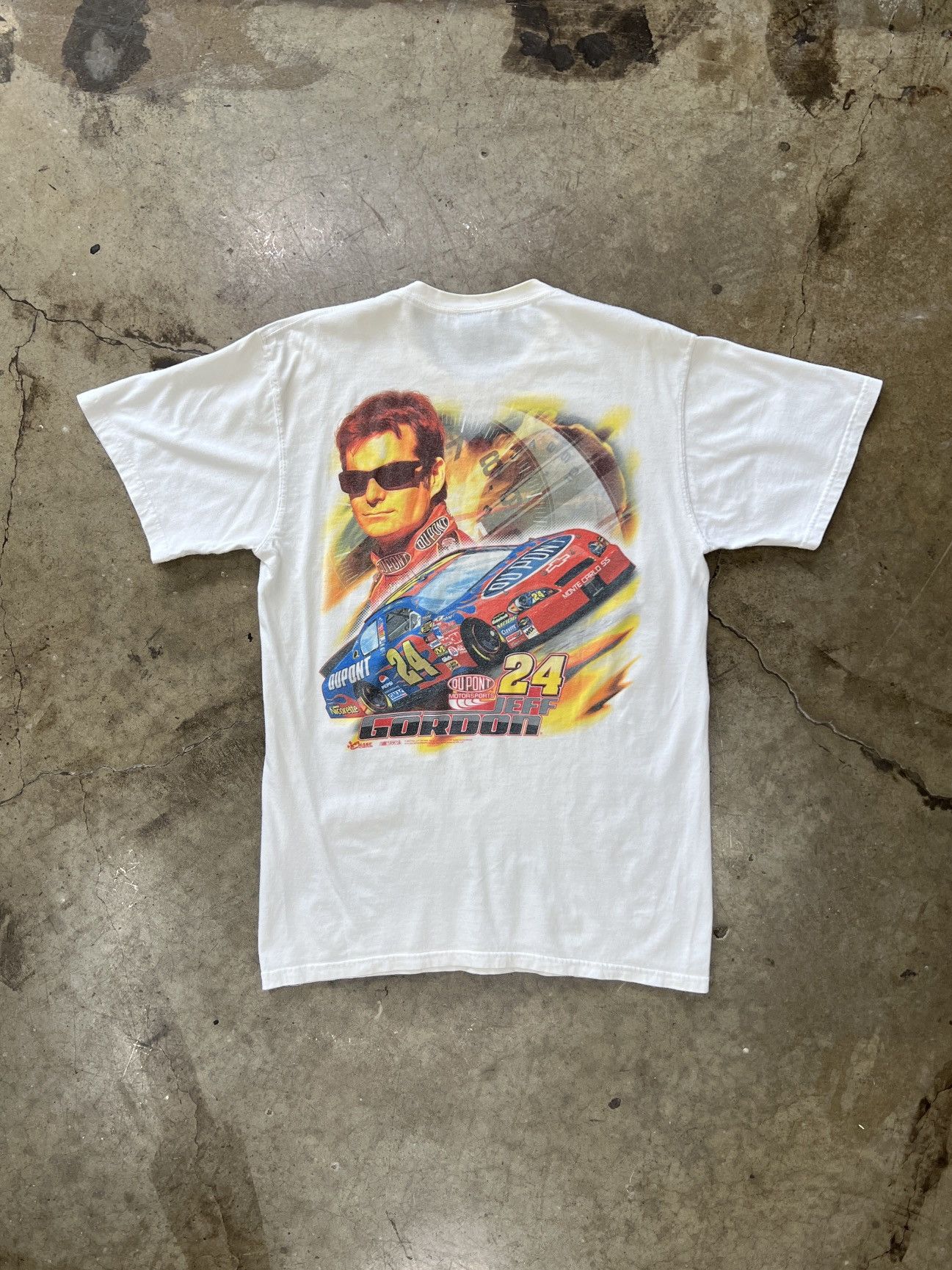 NASCAR Vintage 2007 NASCAR Jeff Gordon Dupont Racing Tee Medium Size US M / EU 48-50 / 2 - 2 Thumbnail