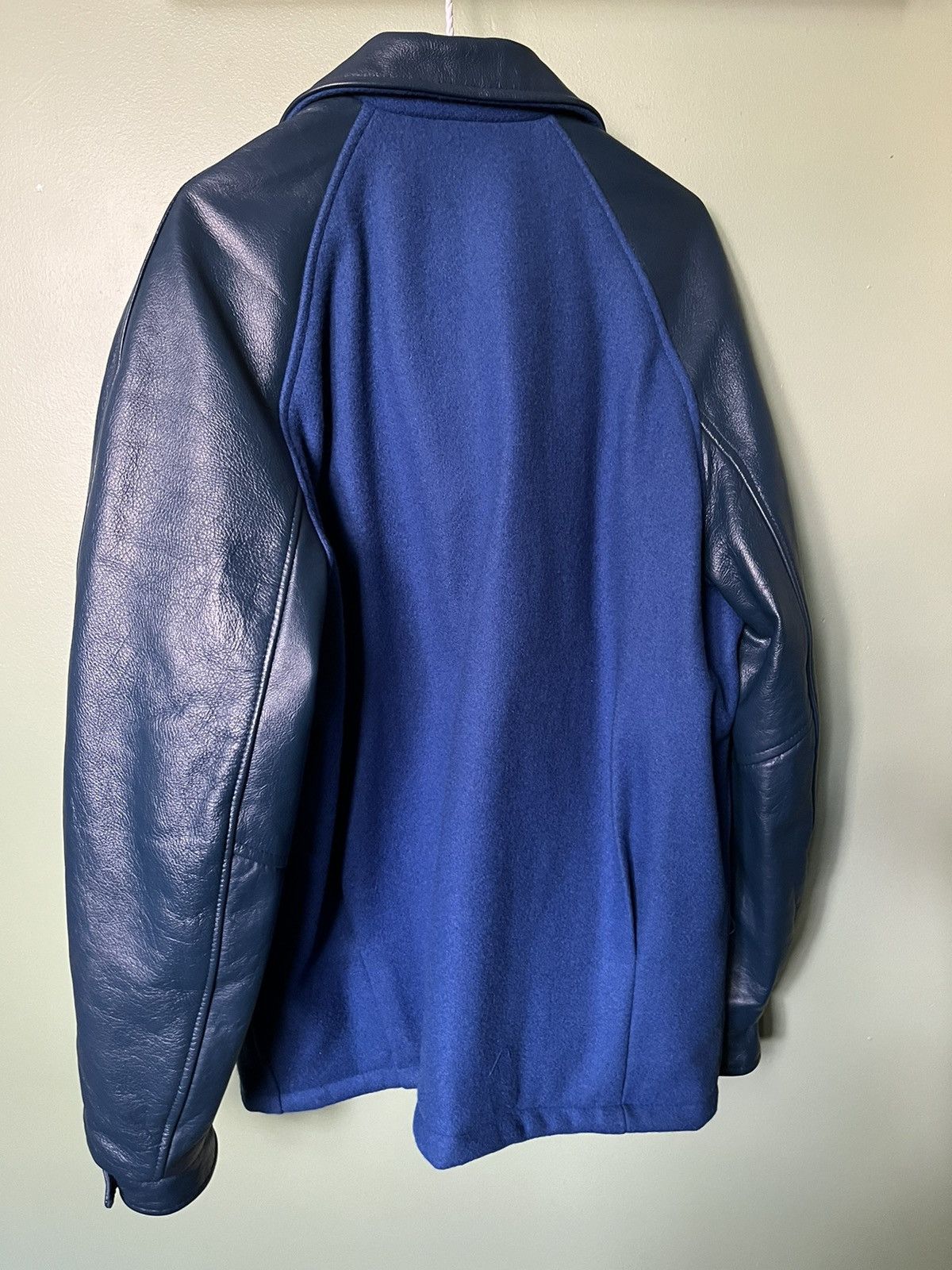 Vintage Vintage 1980s men's tall varsity jacket by Avon Sportswear Size US XL / EU 56 / 4 - 2 Thumbnail