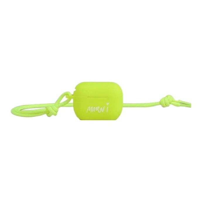 Marni o1w1db10125 Size:OS/ Earphone Cases in Neon Yellow Size ONE SIZE - 1 Thumbnail