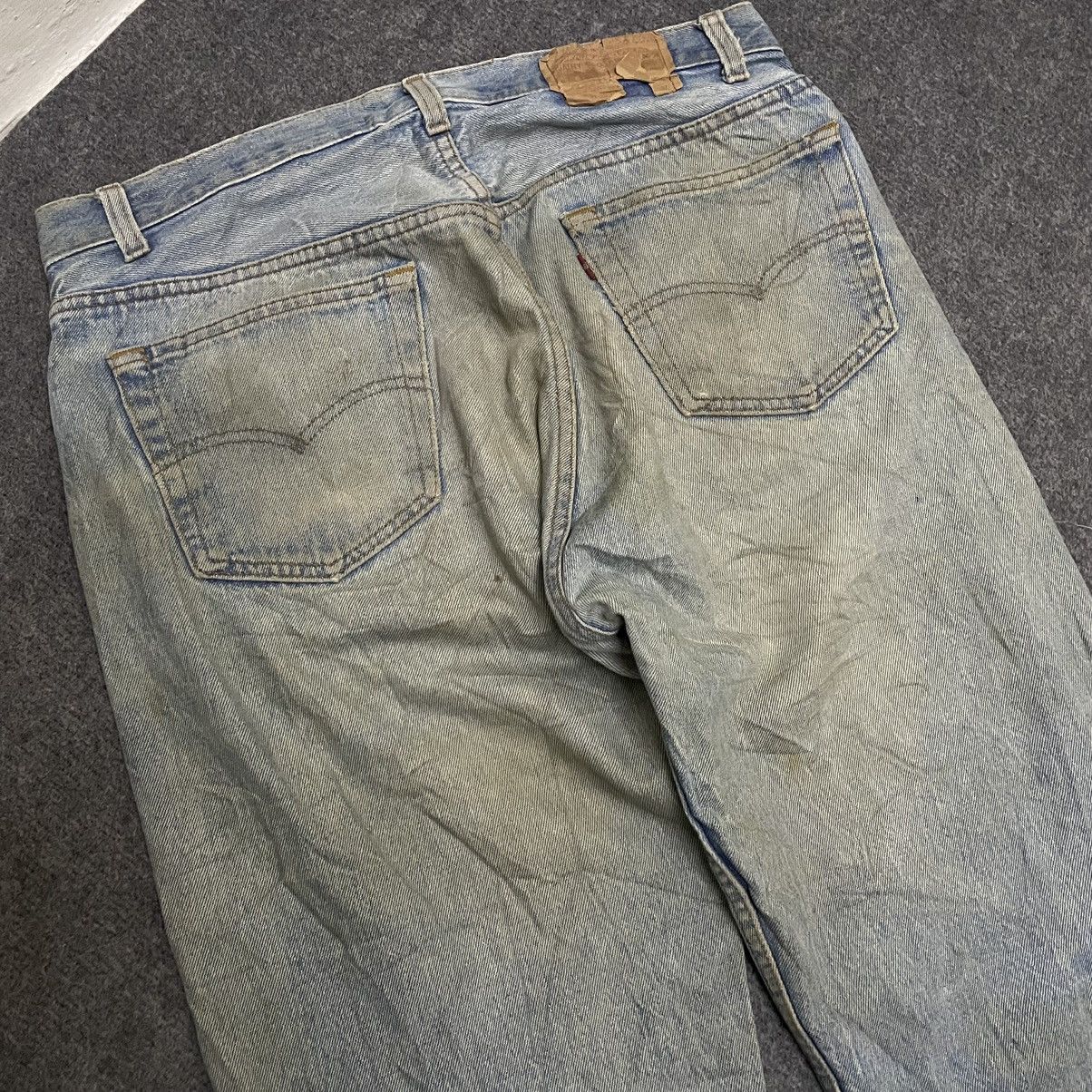 Levi's Vintage Clothing × Vintage Vintage 90s Levis 501 Distressed Denim Grunge Style Size US 35 - 10 Thumbnail