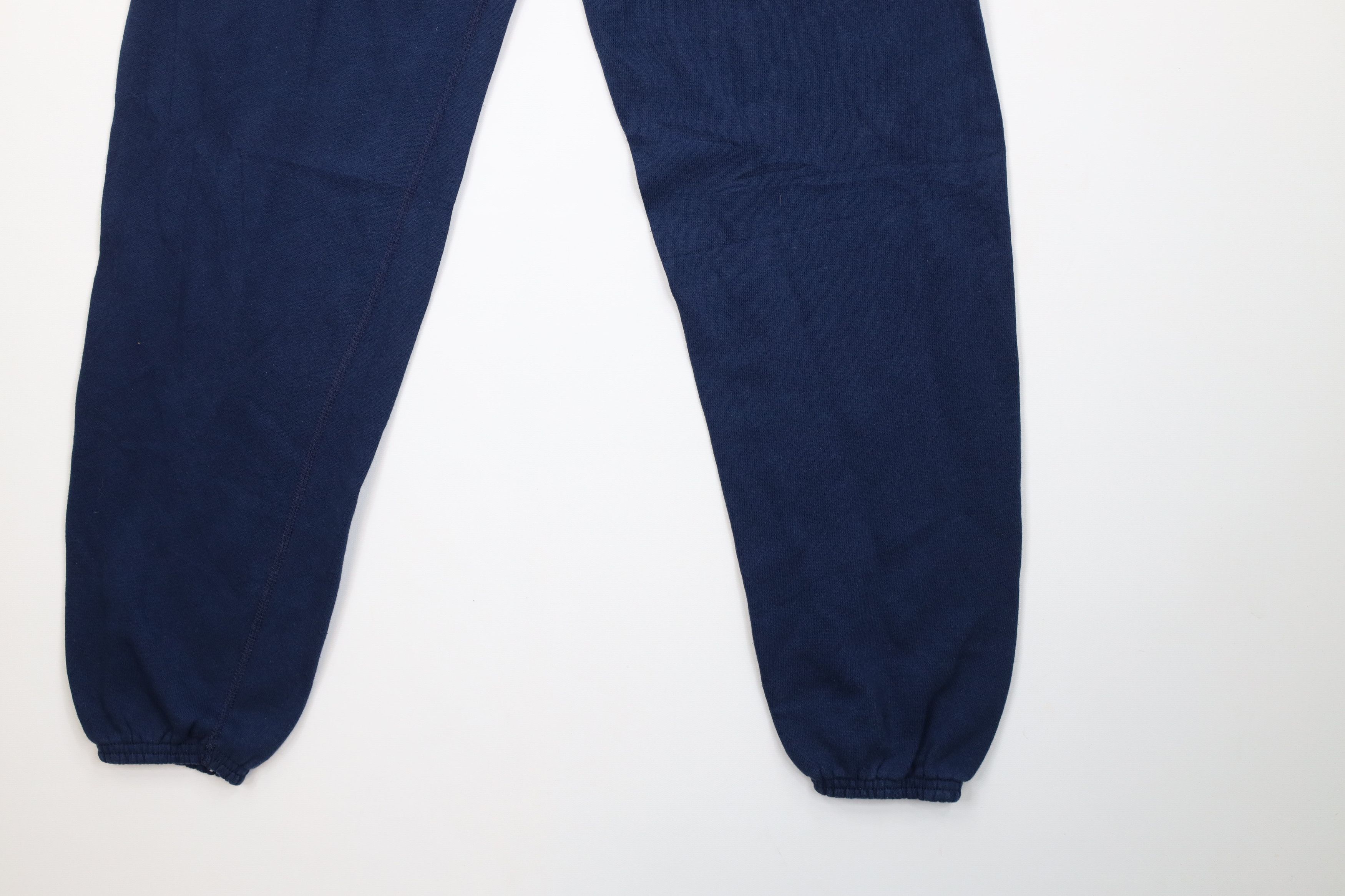 Vintage Vintage 70s 80s Streetwear Sweatpants Joggers Navy Blue USA Size US 34 / EU 50 - 14 Thumbnail