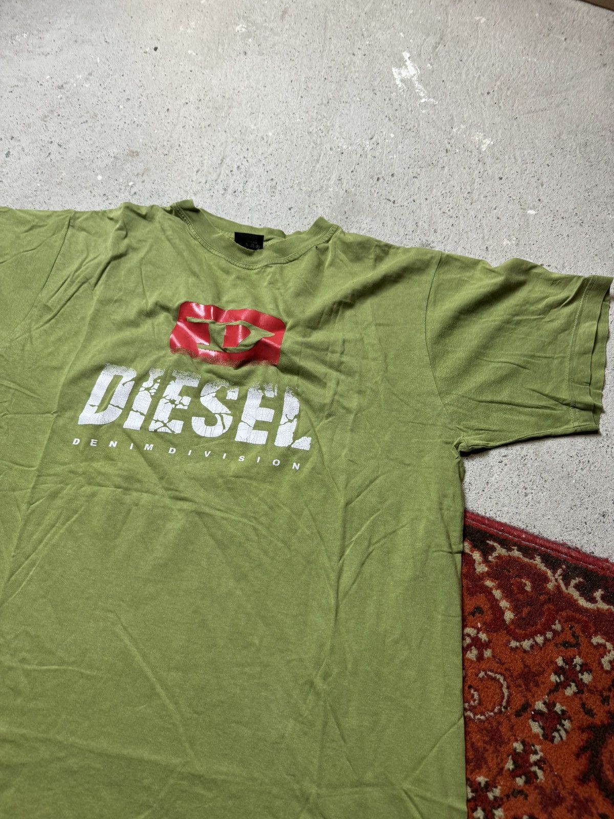 Japanese Brand × Vintage Vintage Y2K Diesel Style Punk Big Archive Logo T Shirt Size US L / EU 52-54 / 3 - 2 Thumbnail