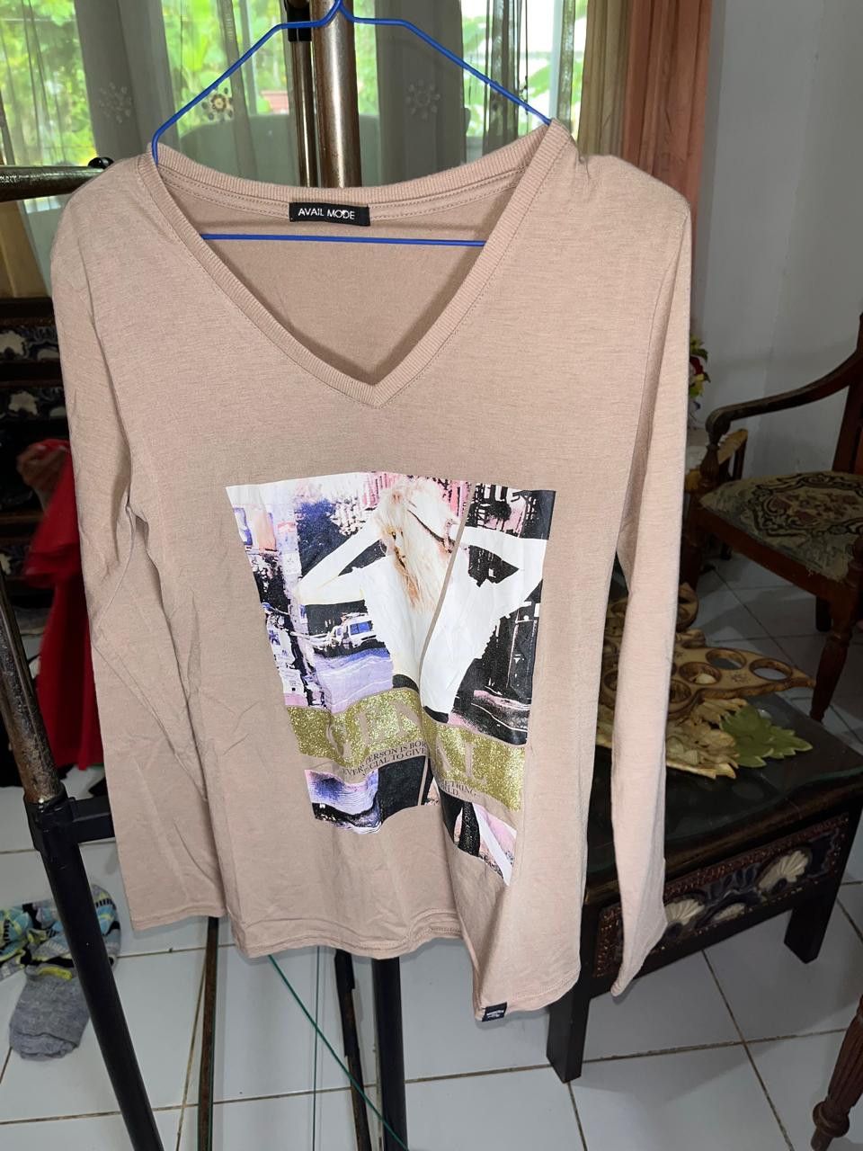 Hysteric Glamour Japanese Y2K Avail Mode V Neck Longsleeve Size US S / EU 44-46 / 1 - 6 Thumbnail