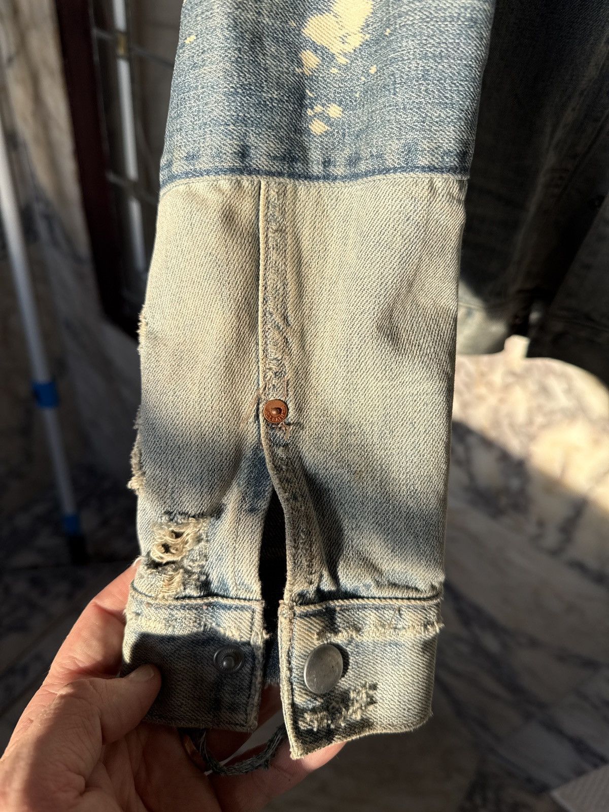 Allsaints Denim jacket w/ Suede Color Size US M / EU 48-50 / 2 - 3 Thumbnail