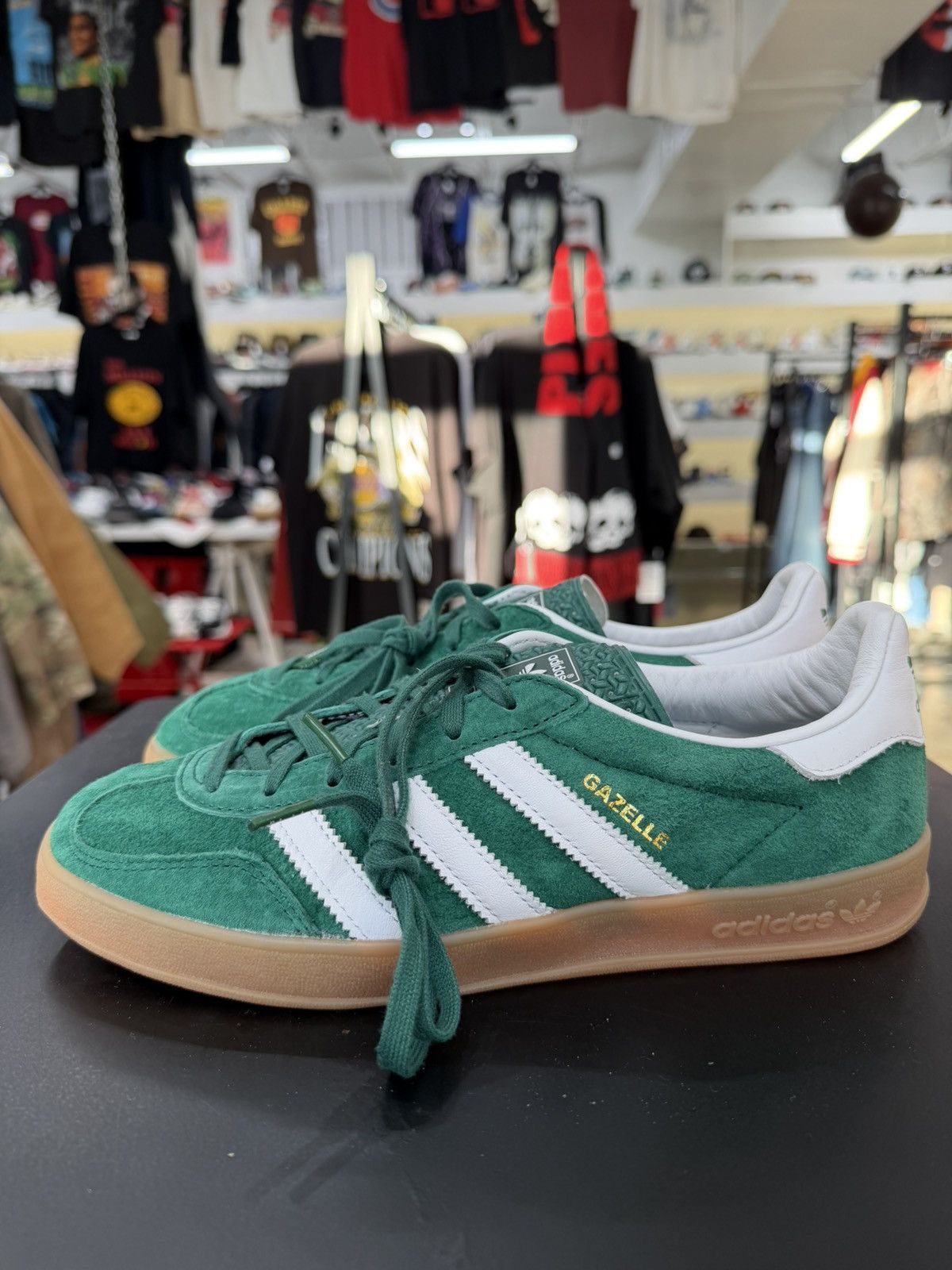 Adidas Gazelle Indoor Collegiate Green Gum Size 7 (2022)