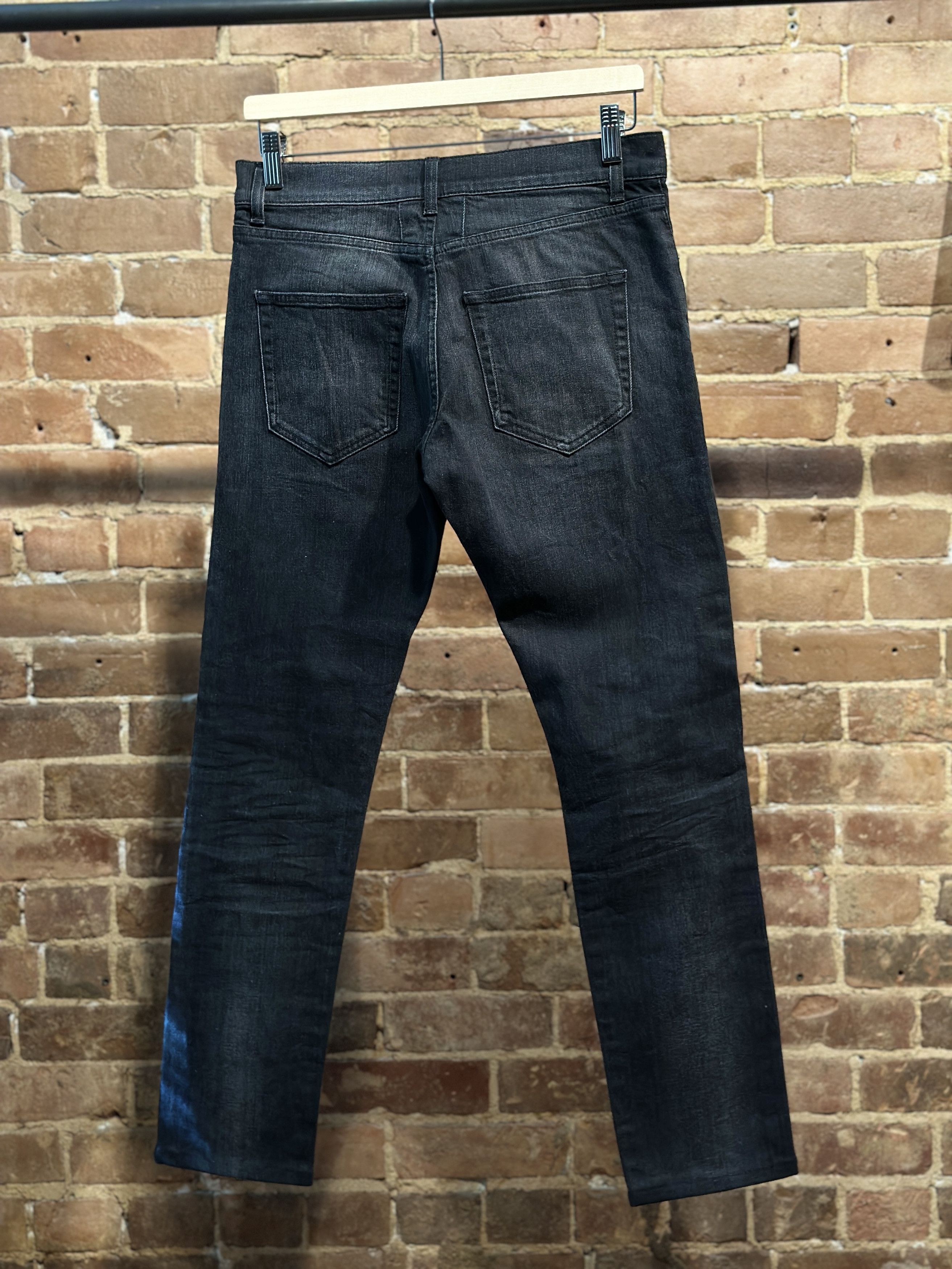 Saint Laurent Paris Saint Laurent Paris by Hedi Slimane Knee Slit D-02 Jeans Size US 30 / EU 46 - 2 Thumbnail