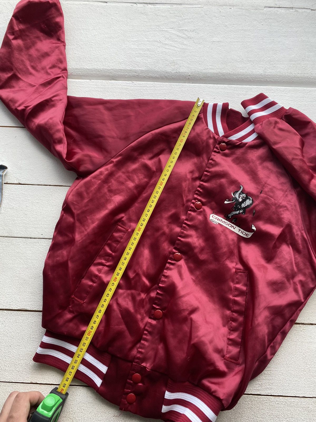 Vintage VNTG 90s USA Locker Line Red Jacket Crimson Tide Alabama Size US S / EU 44-46 / 1 - 7 Thumbnail
