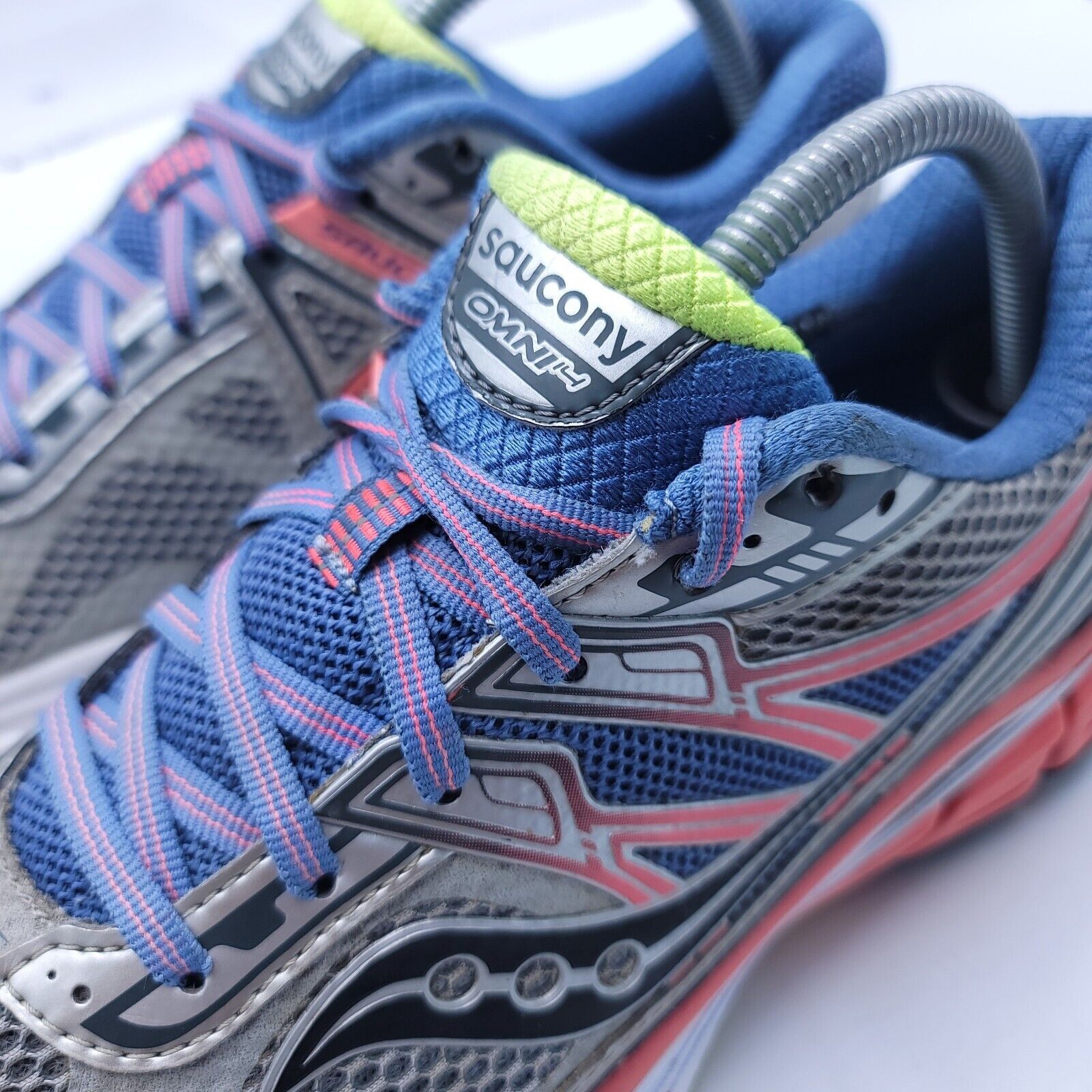 Saucony Saucony Omni 14 Shoe Womens Size 10 S10270-1 Gray Blue Pink Size US 10 / IT 40 - 8 Thumbnail