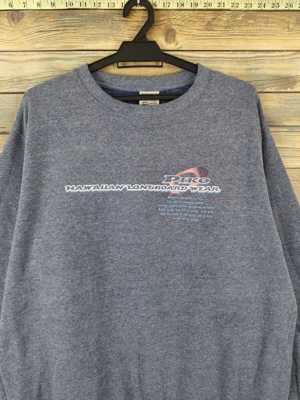 Japanese Brand × Vintage Piko surf vintage Blue Faded Sweatshirts #W1125 Size US XL / EU 56 / 4 - 7 Thumbnail