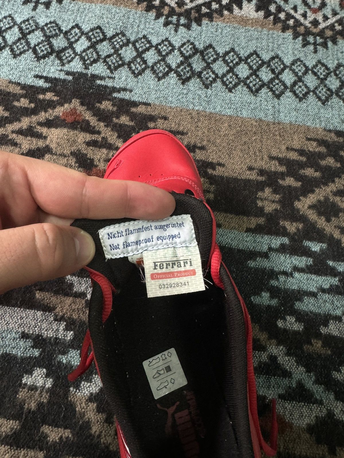 Ferrari × Puma Puma Ferrari Drift Cat III Leather Shoes Sneakers Size US 8.5 / EU 41-42 - 9 Thumbnail