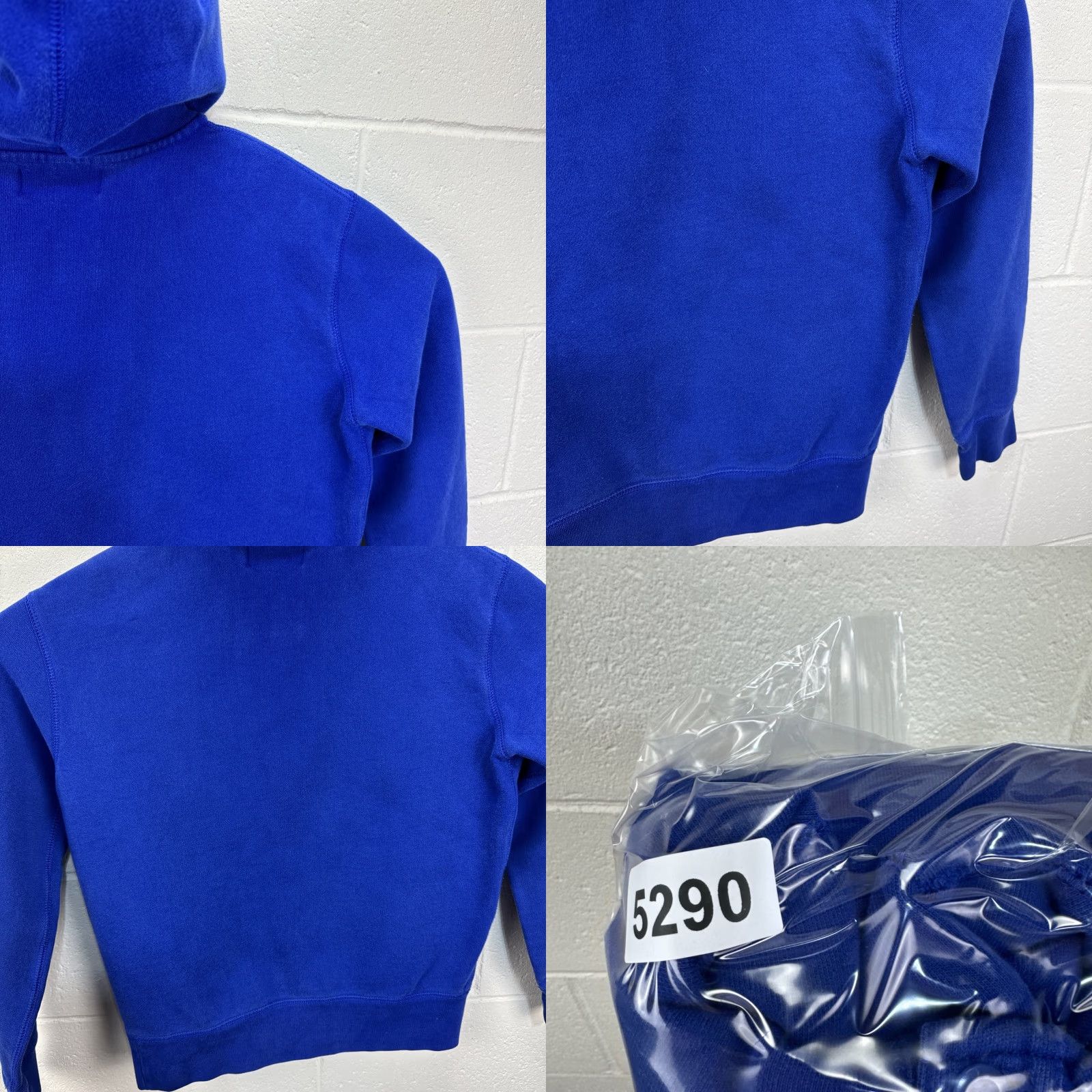 Polo Ralph Lauren Polo Ralph Lauren Hoodie Mens M Blue Pony Henley 2 Button Drawstring Faded Size US M / EU 48-50 / 2 - 10 Thumbnail