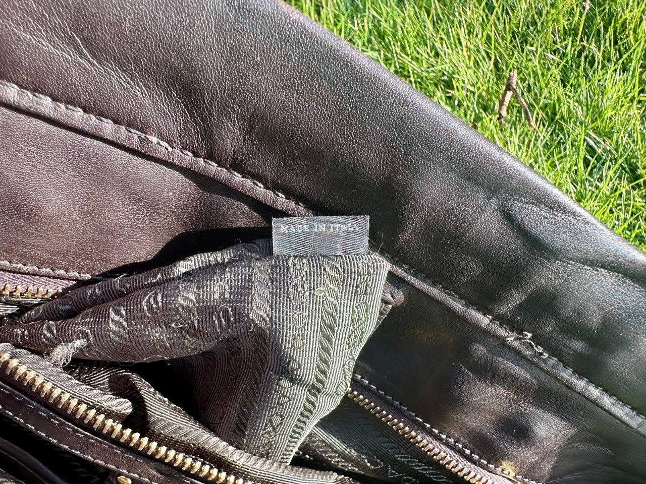 Prada Authentic Prada Tessuto Nylon Medium Frame Nero Tote Bag Size ONE SIZE - 11 Thumbnail
