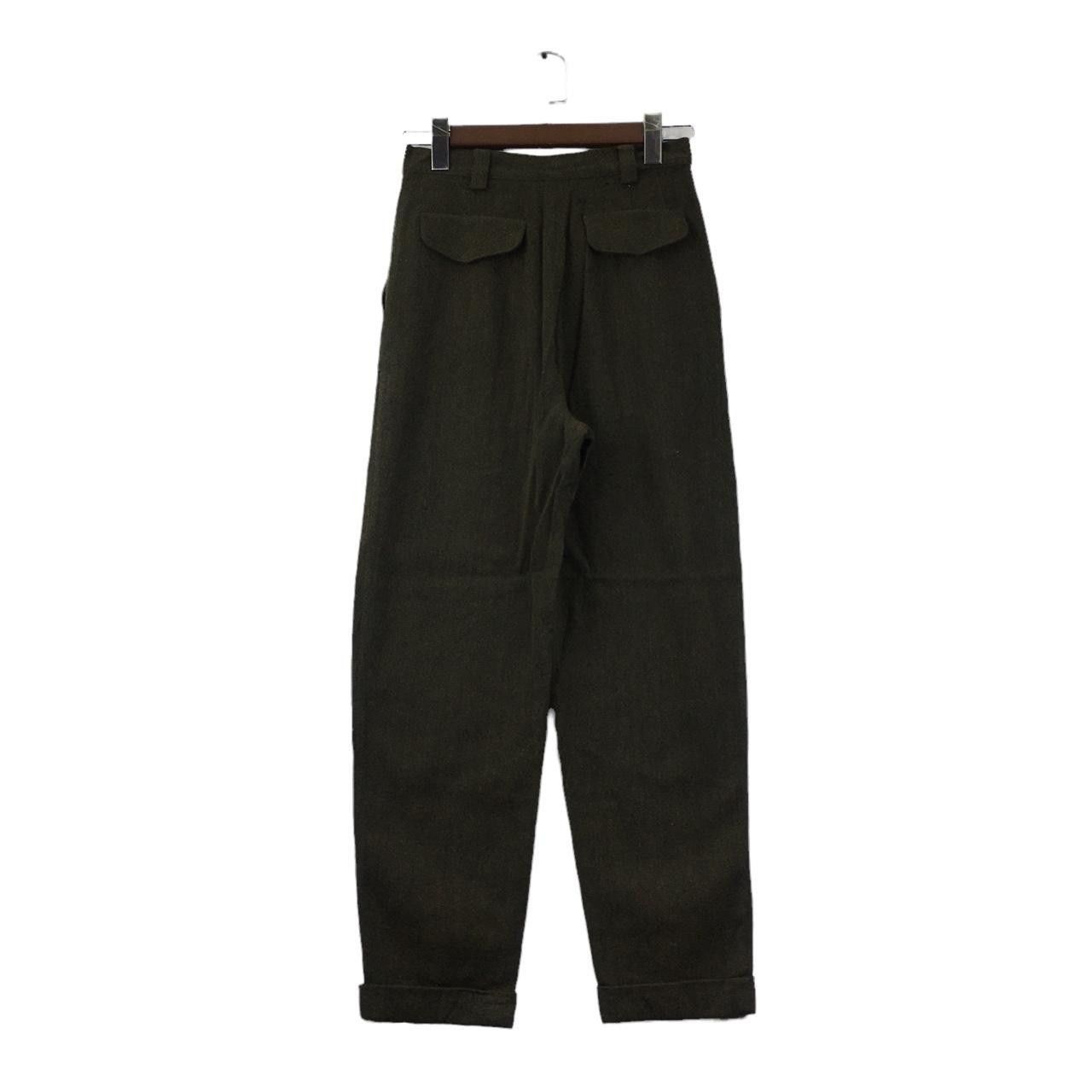 Krizia Vtg 90’ KRIZIA POI Made In ITALY Minimalist Green Pant Size 26" / US 2 / IT 38 - 4 Thumbnail