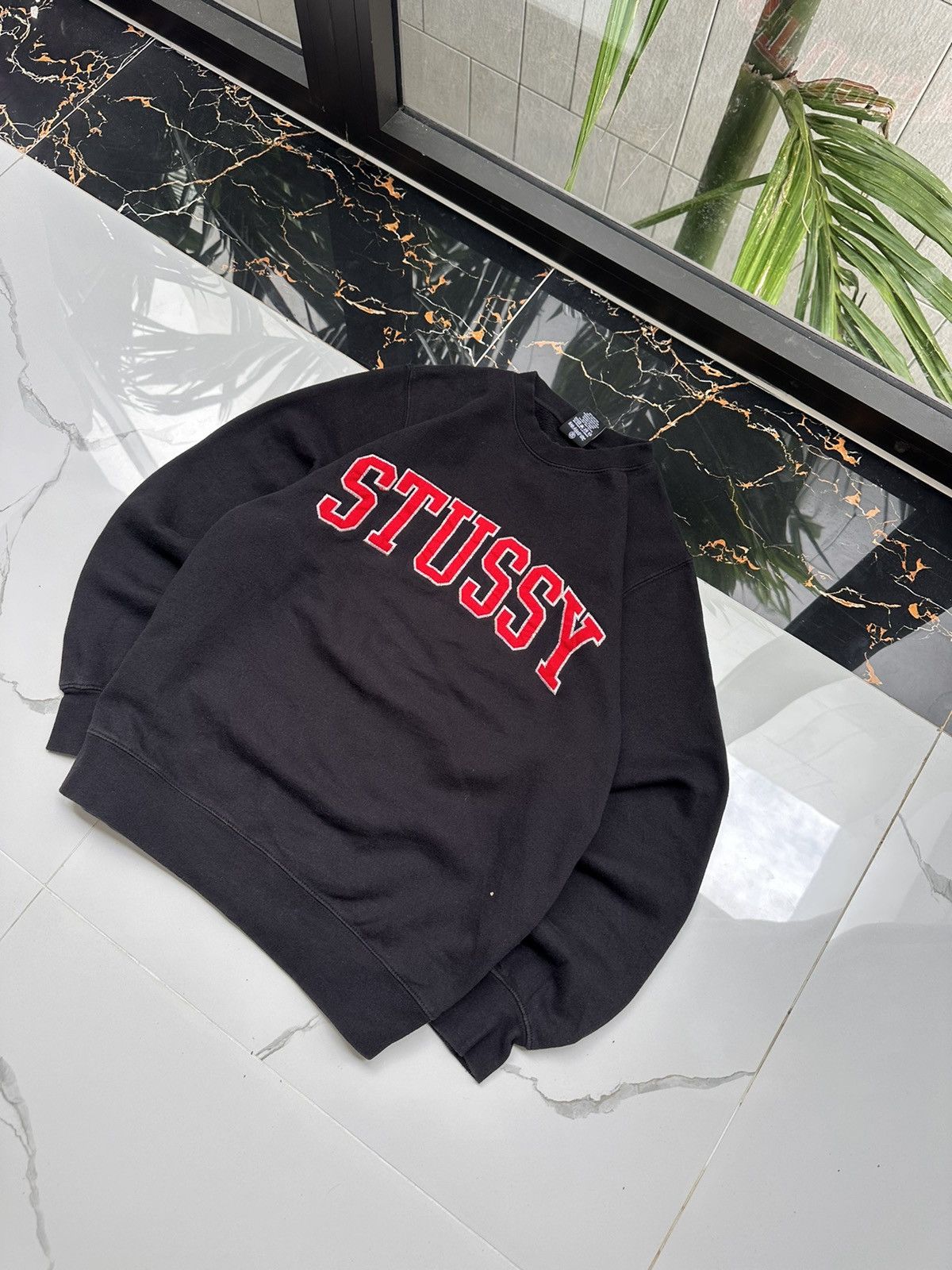 Stussy × Vintage STUSSY VINTAGE BIG LOGO STREETWEAR SWEATSHIRT Size US S / EU 44-46 / 1 - 3 Thumbnail