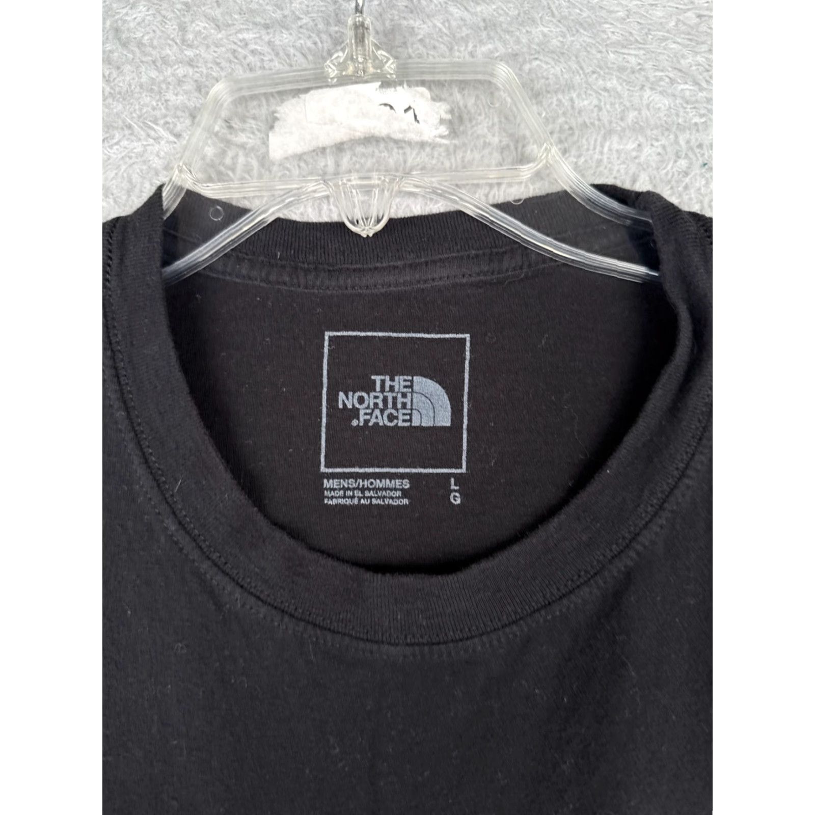 The North Face VINTAGE The North Face Shirt Men Large Black Short Sleeve Crew Neck 100% Cotton Jersey Logo All Seasons Mens Size US L / EU 52-54 / 3 - 7 Thumbnail