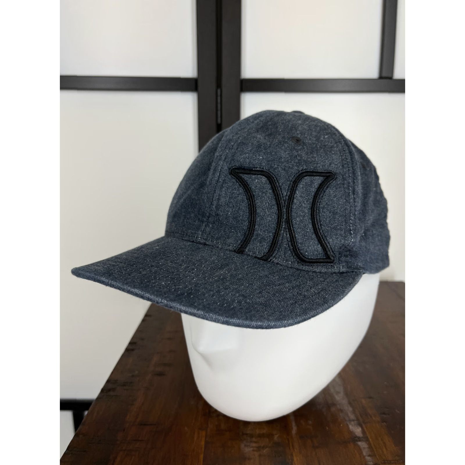 Hurley Hurley Hat Cap Fitted Adult Large Gray Blue Stretch Flexfit Cotton Blend Skate Baseball Cap Mens L Blue Casual Vintage? Size ONE SIZE - 4 Thumbnail