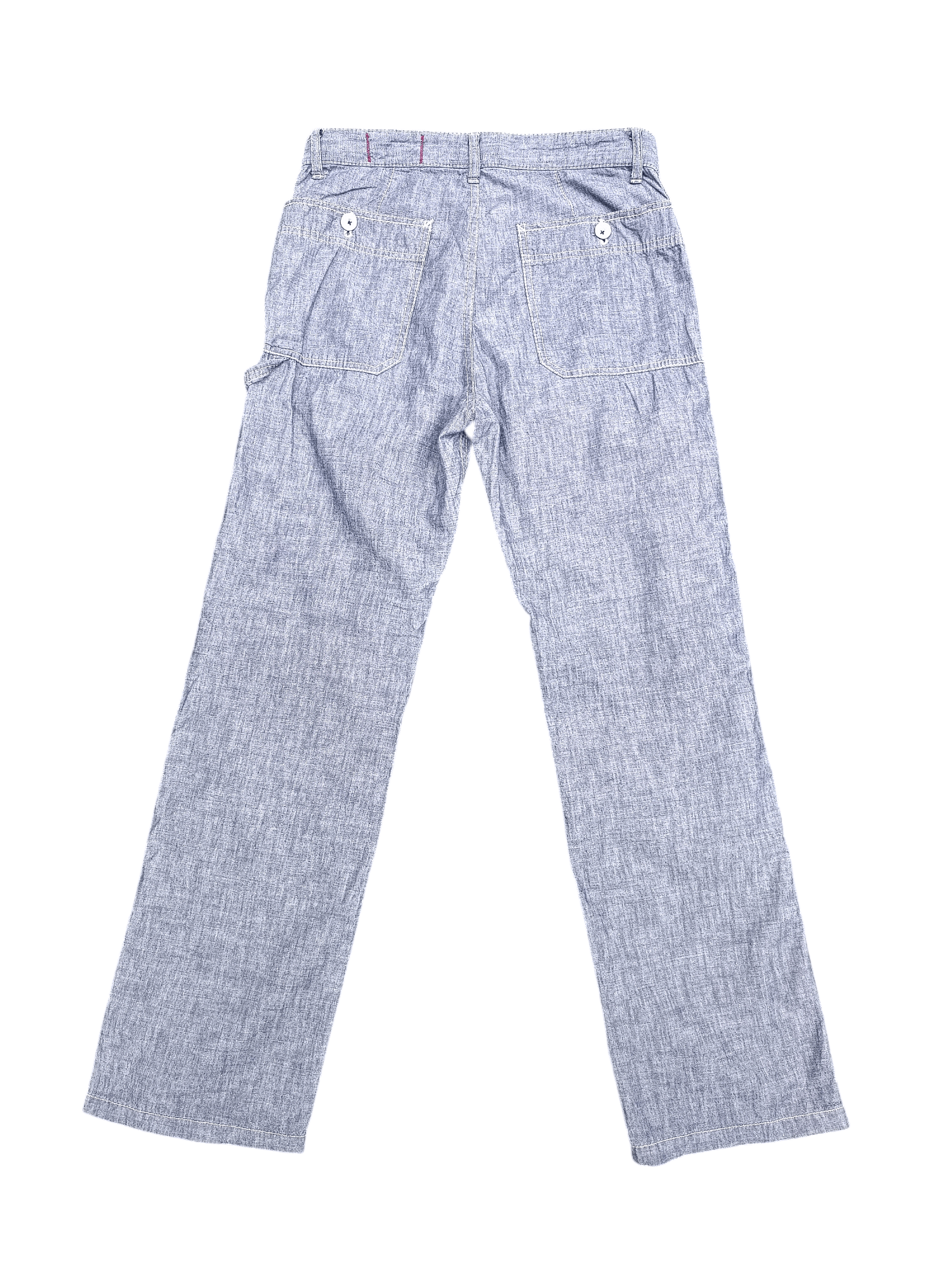 Japanese Brand Soft Jeans Linen Pant Apron Size US 32 / EU 48 - 4 Thumbnail