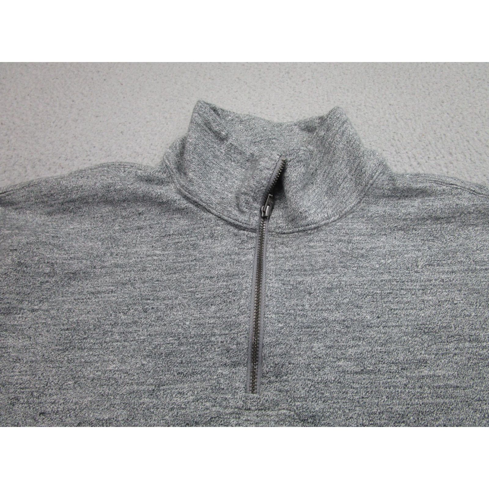 J.Crew J.Crew Oarsmen Sweatshirt Mens M Gray 1/4 Zip Mock Neck Pullover Cotton Knit Shirt Mens M Gray 1/4 Zip Mock Neck Pullover Cotton Knit Size US M / EU 48-50 / 2 - 3 Thumbnail