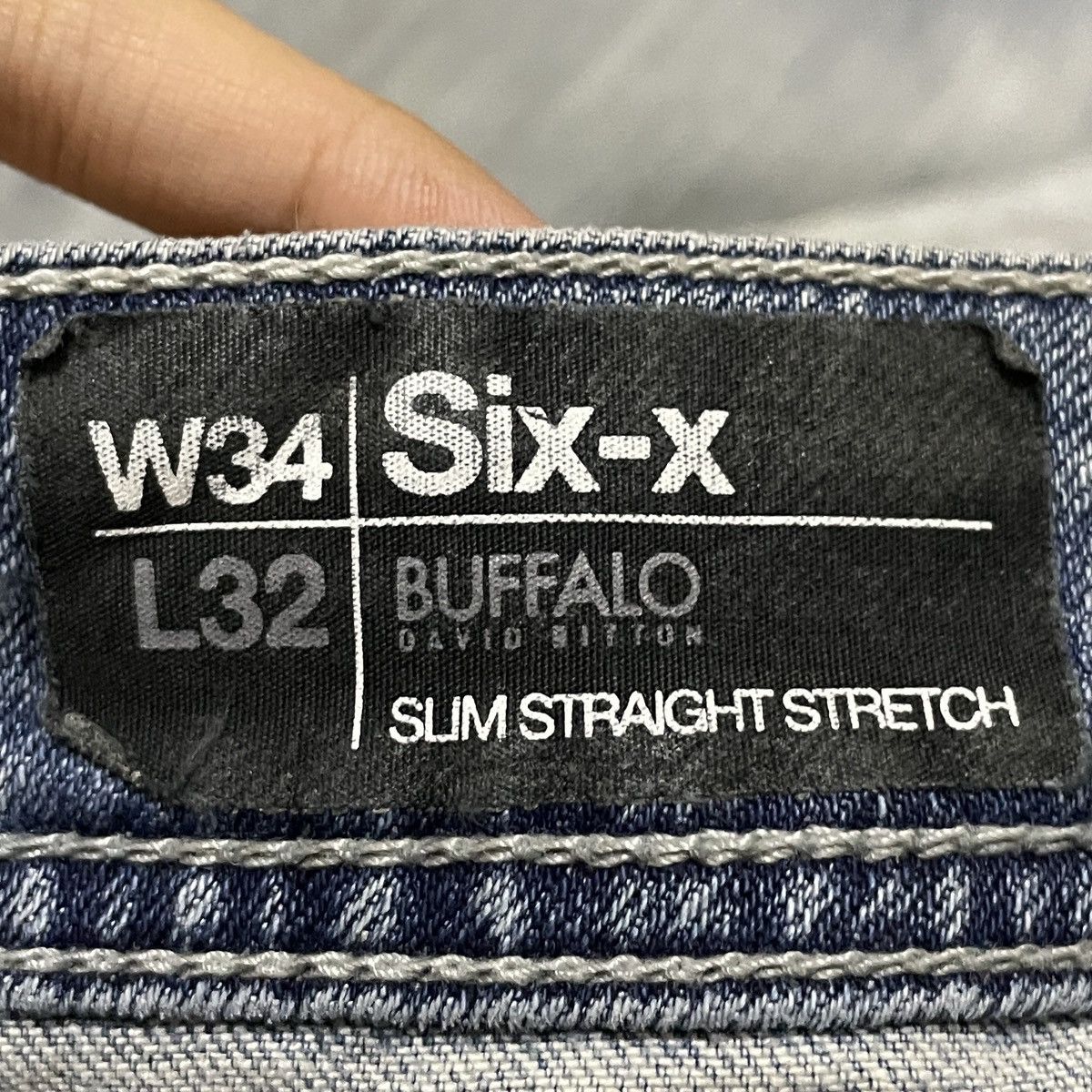 Buffalo David Bitton × Vintage Rare Design Vintage Brand Buffalo David Bitton Jeans 2000s Size US 34 / EU 50 - 11 Thumbnail