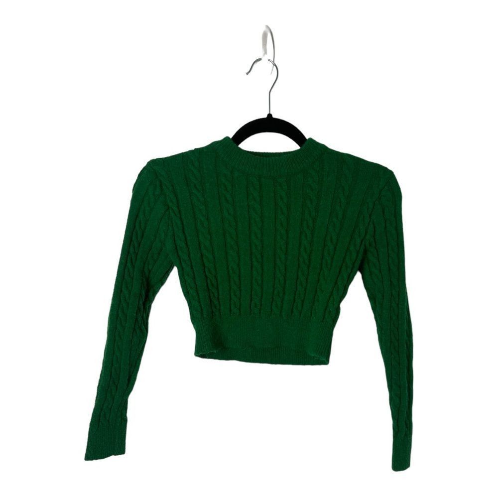 Shein SHEIN SZ S Essnce Cable Knit Crop Sweater Size S / US 4 / IT 40 - 6 Thumbnail